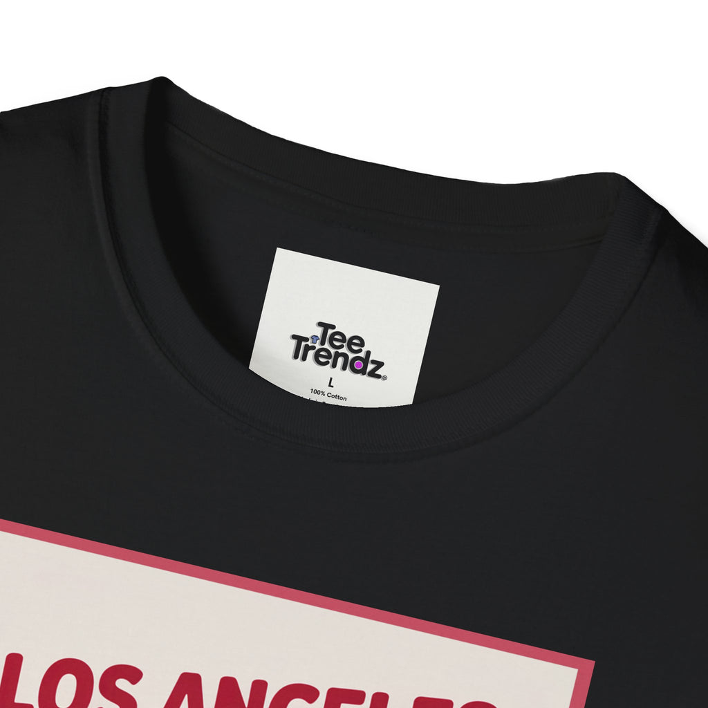Los Angeles Hot Dog Cartoon T-Shirt – Cute Retro Japanese Text Streetwear