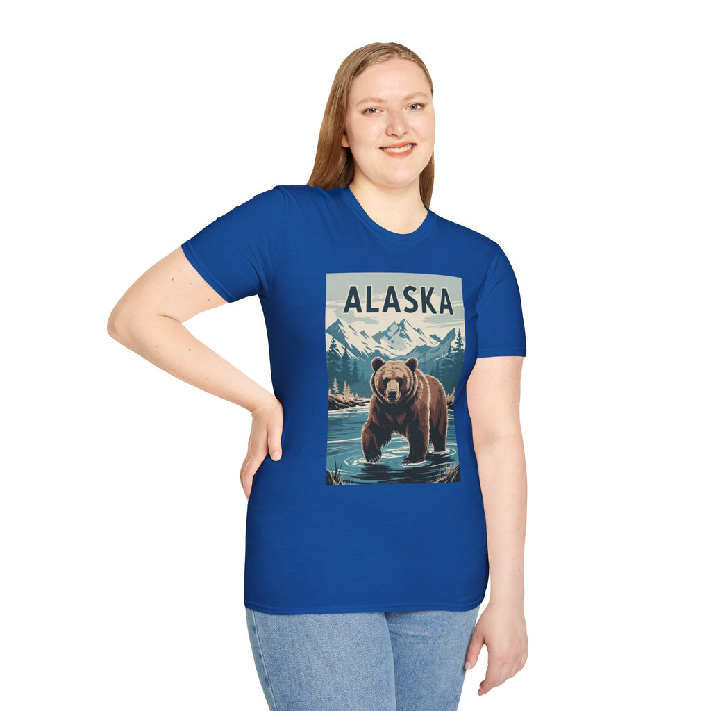 Alaska Bear T-Shirt — Vintage Mountain Wildlife Tee
