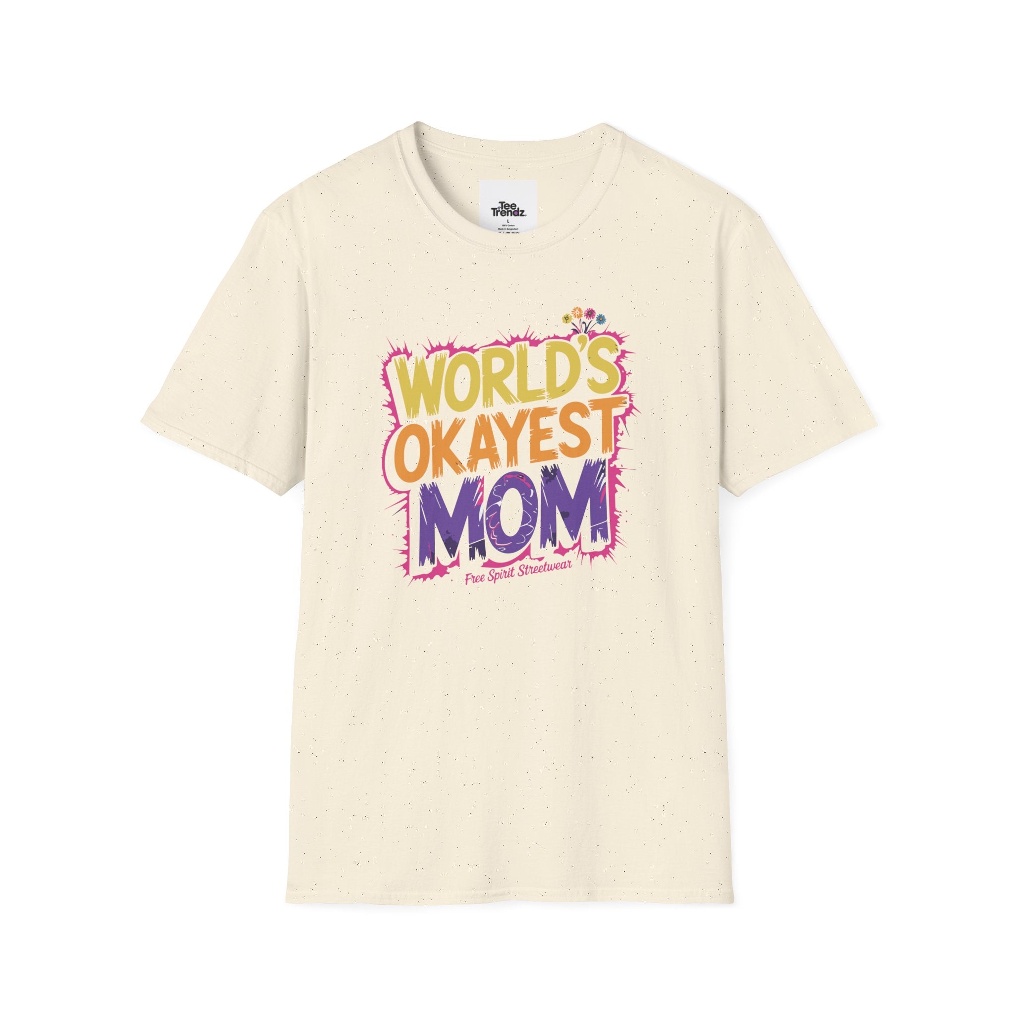World's Okayest Mom T-Shirt – Funny Mother's Day Gift