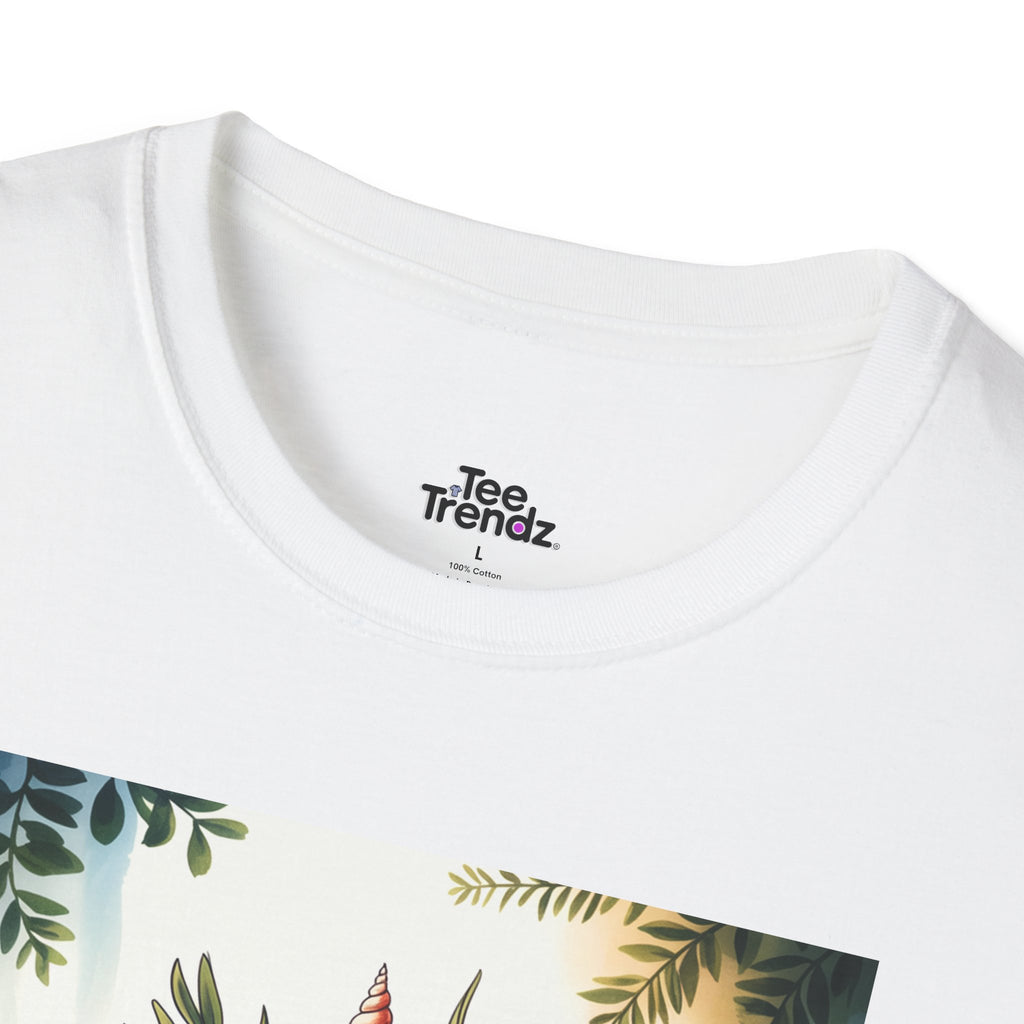 Sea Is Calling T-Shirt — Beach Shells Coastal Graphic Tee