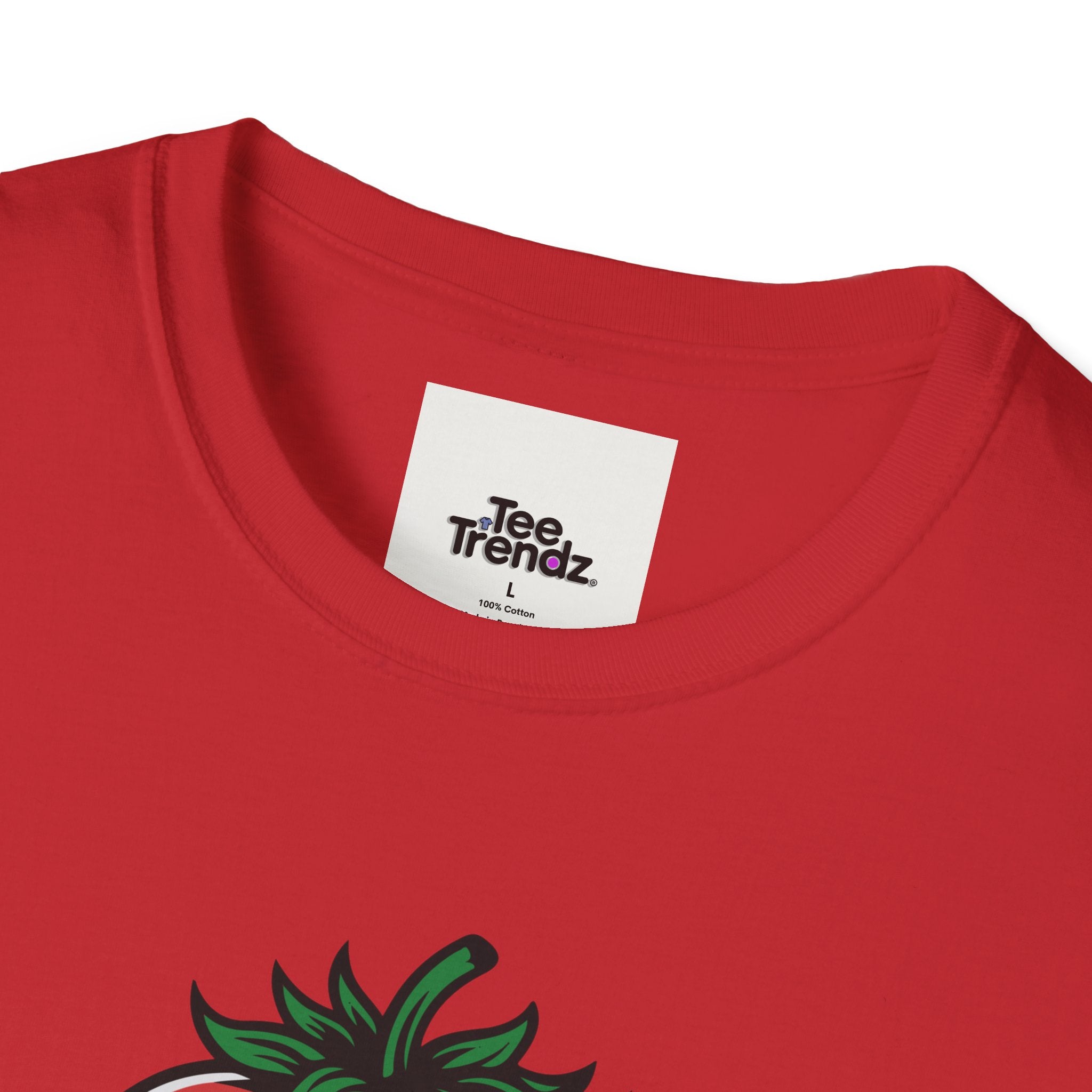 Stroberry Tee – Funny Cartoon Strawberry Graphic T-Shirt (“This Is A Stroberry”)