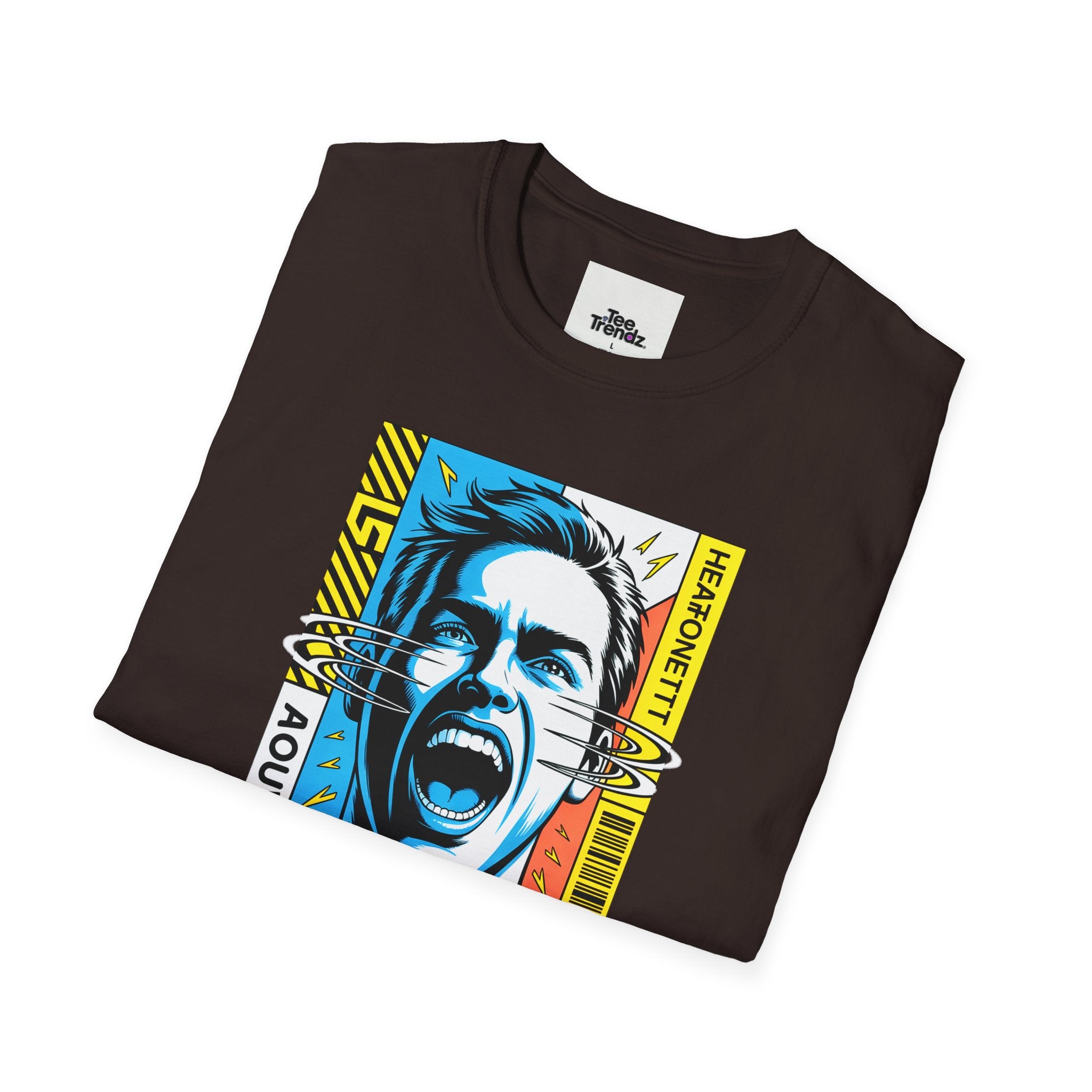 Stay Loud Graphic T-Shirt — Bold Pop Art Scream Design