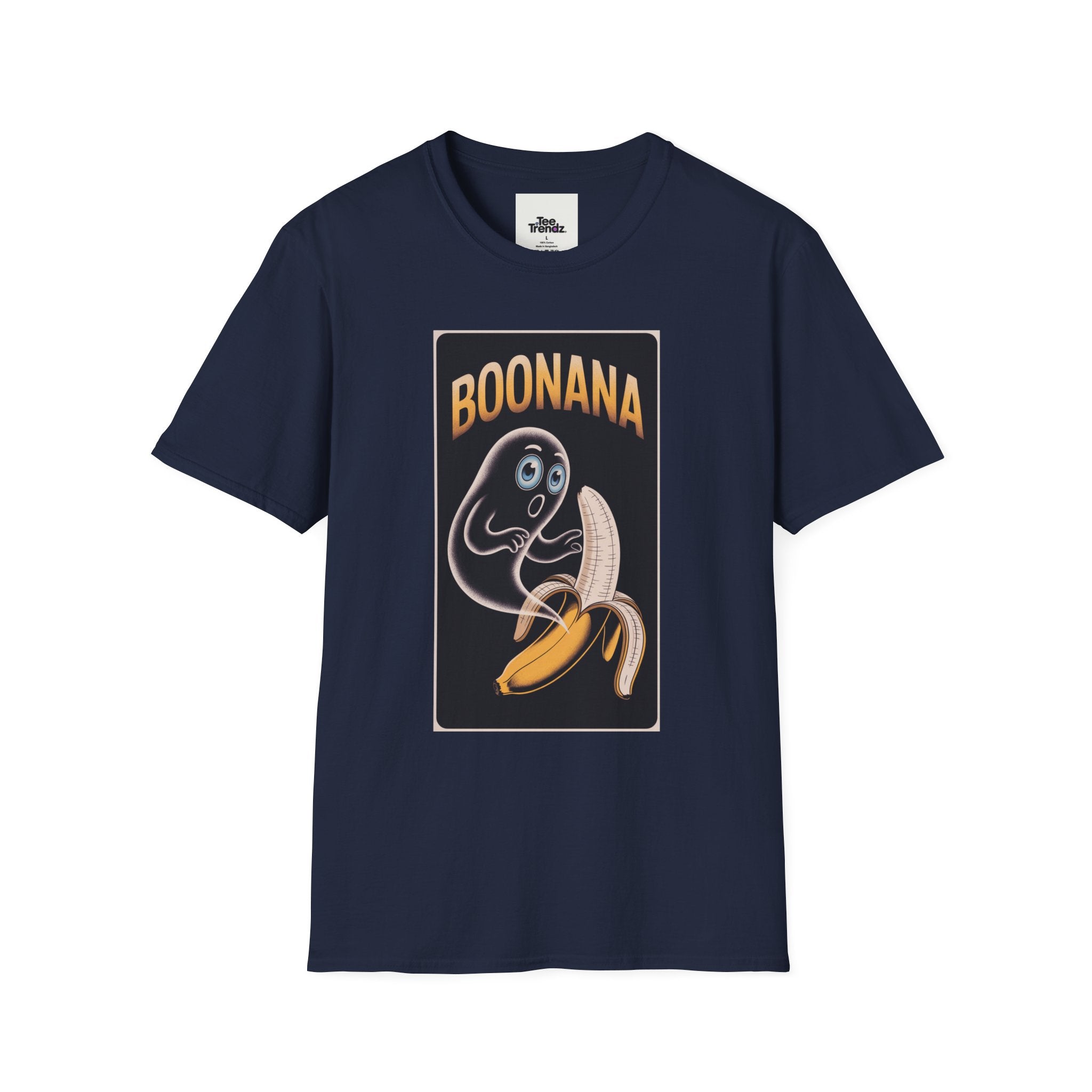 T-Shirt — "Boonana" Ghost with Banana Retro Graphic