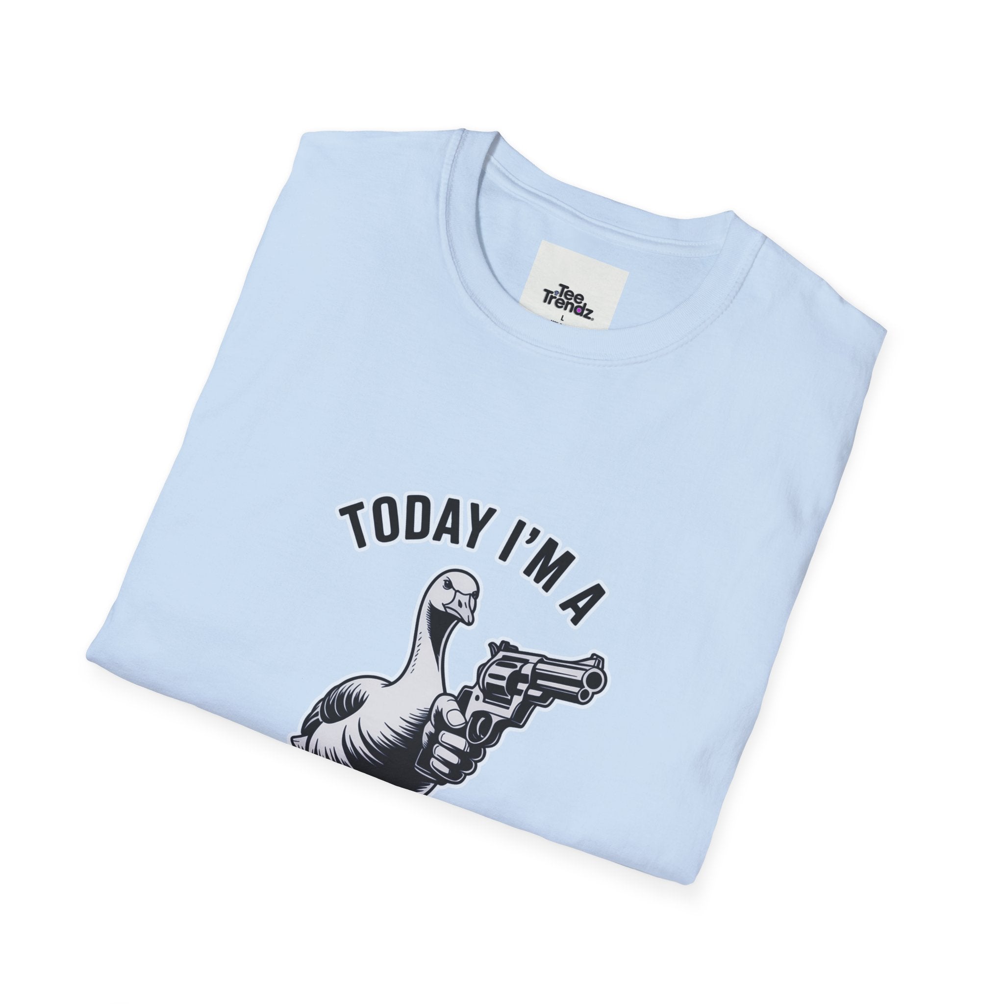 Serious Goose T-Shirt — "Today I'm a Serious Goose" Funny Graphic Tee