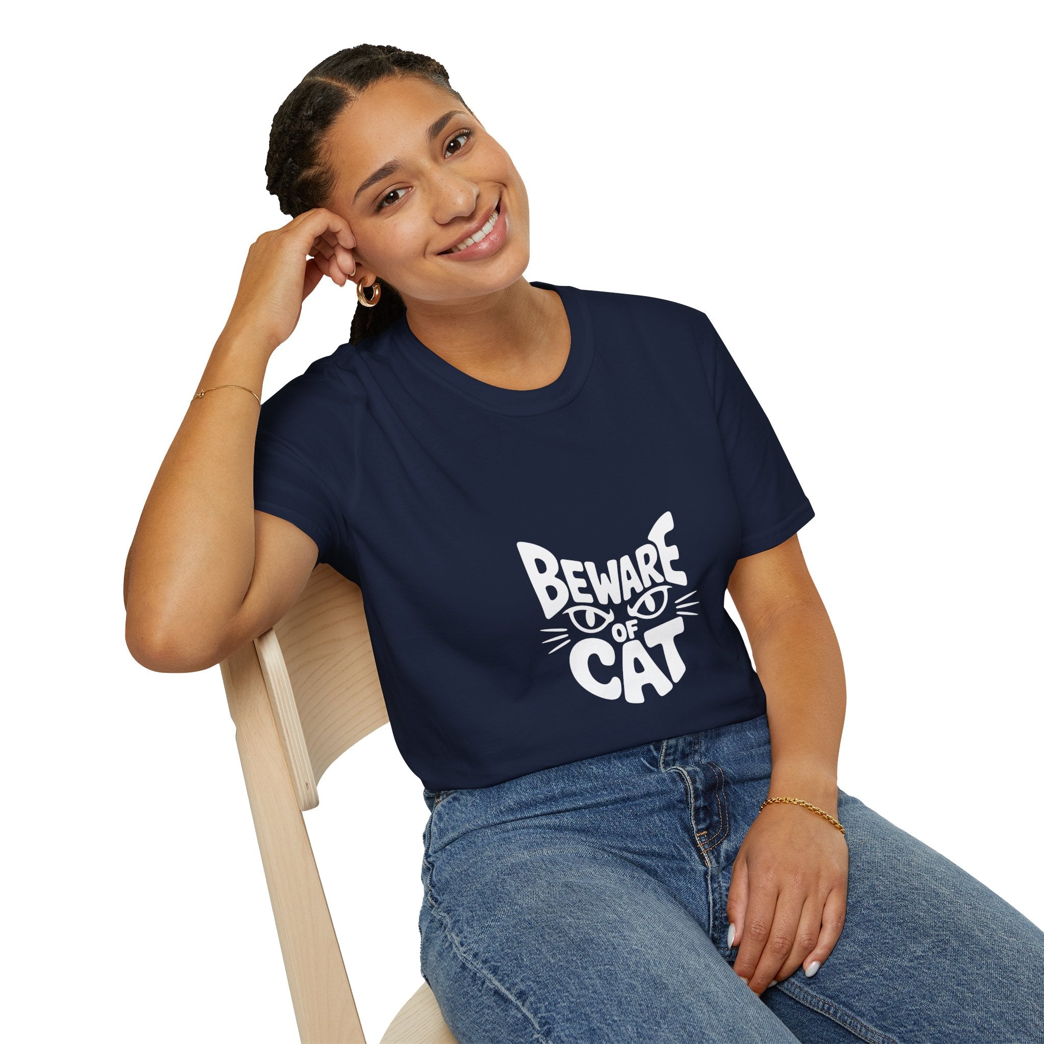 Beware of Cat T-Shirt — Funny Cat Lover Tee