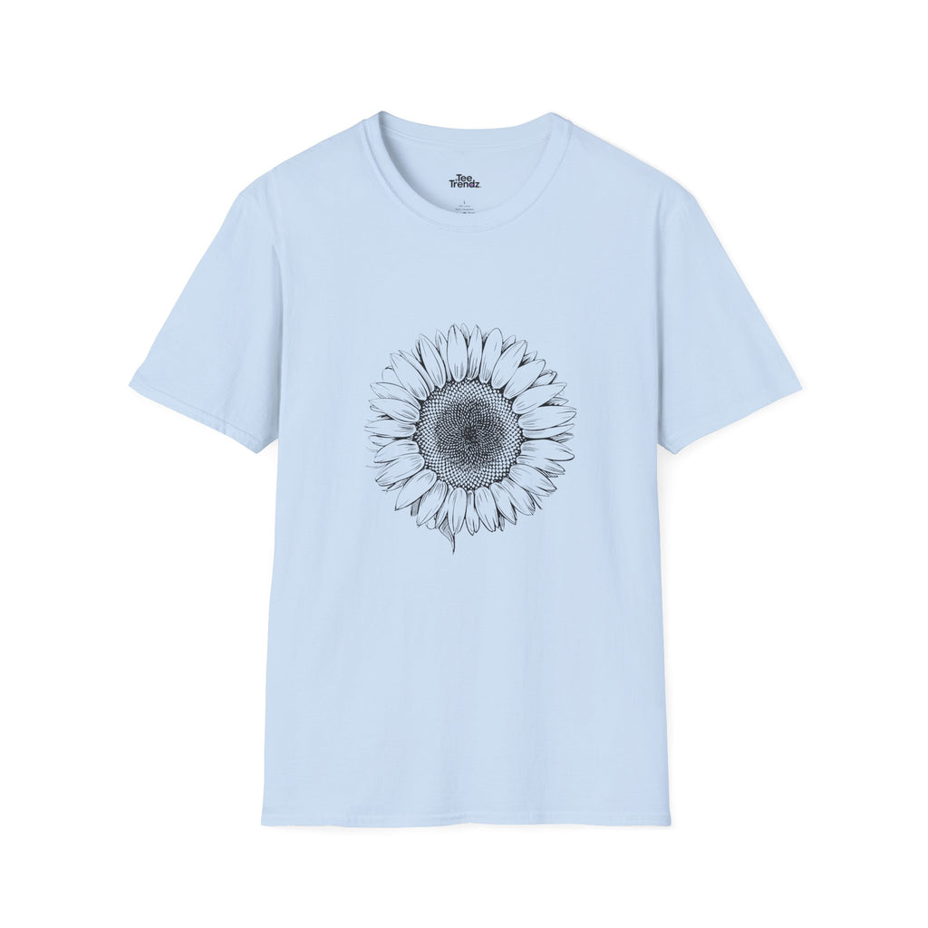 Sunflower Sketch T-Shirt