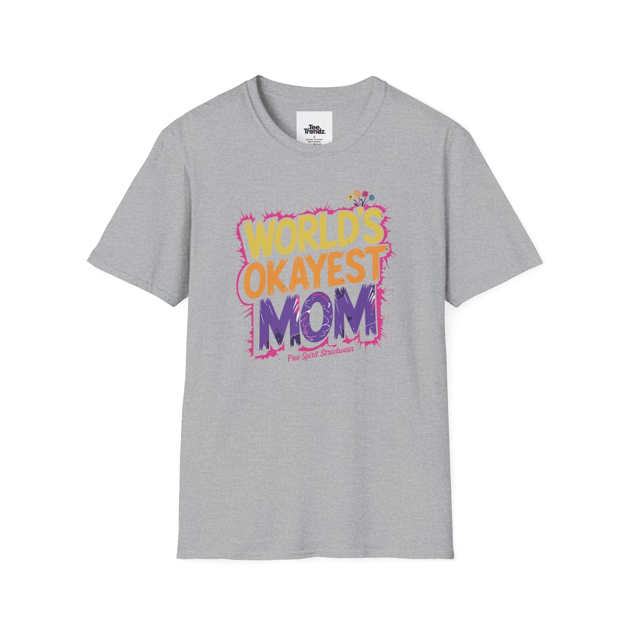 World's Okayest Mom T-Shirt – Funny Mother's Day Gift