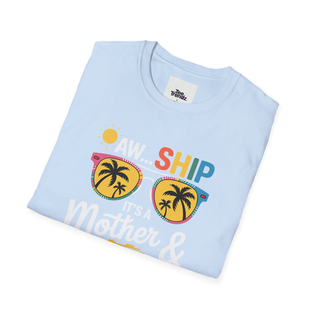 Mother & Daughter Trip T-Shirt – "Aw...Ship" Tropical Sunglasses Vacation Tee
