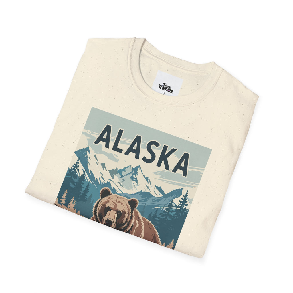 Alaska Bear T-Shirt — Vintage Mountain Wildlife Tee