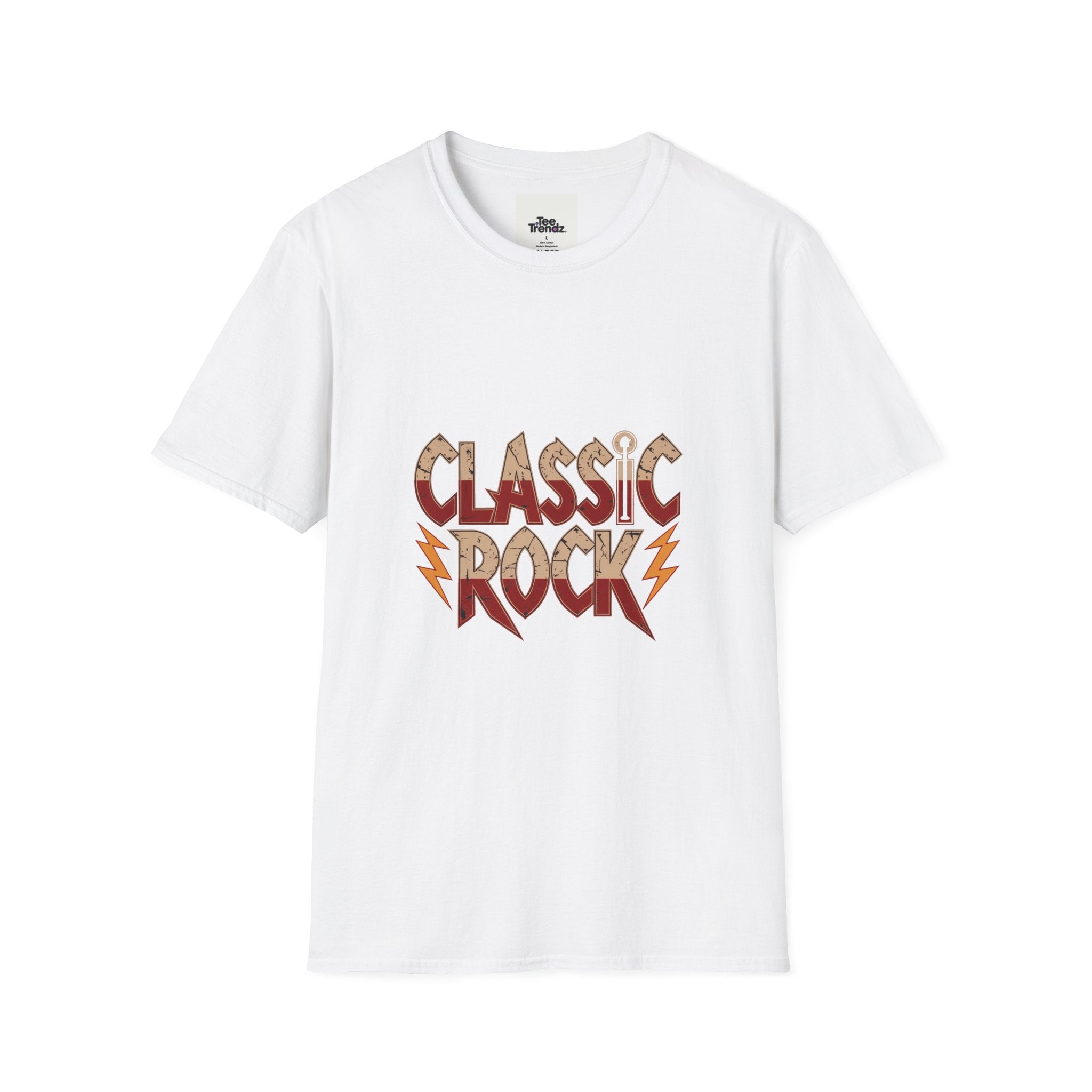 Classic Rock T-Shirt — Retro Lightning Band Tee