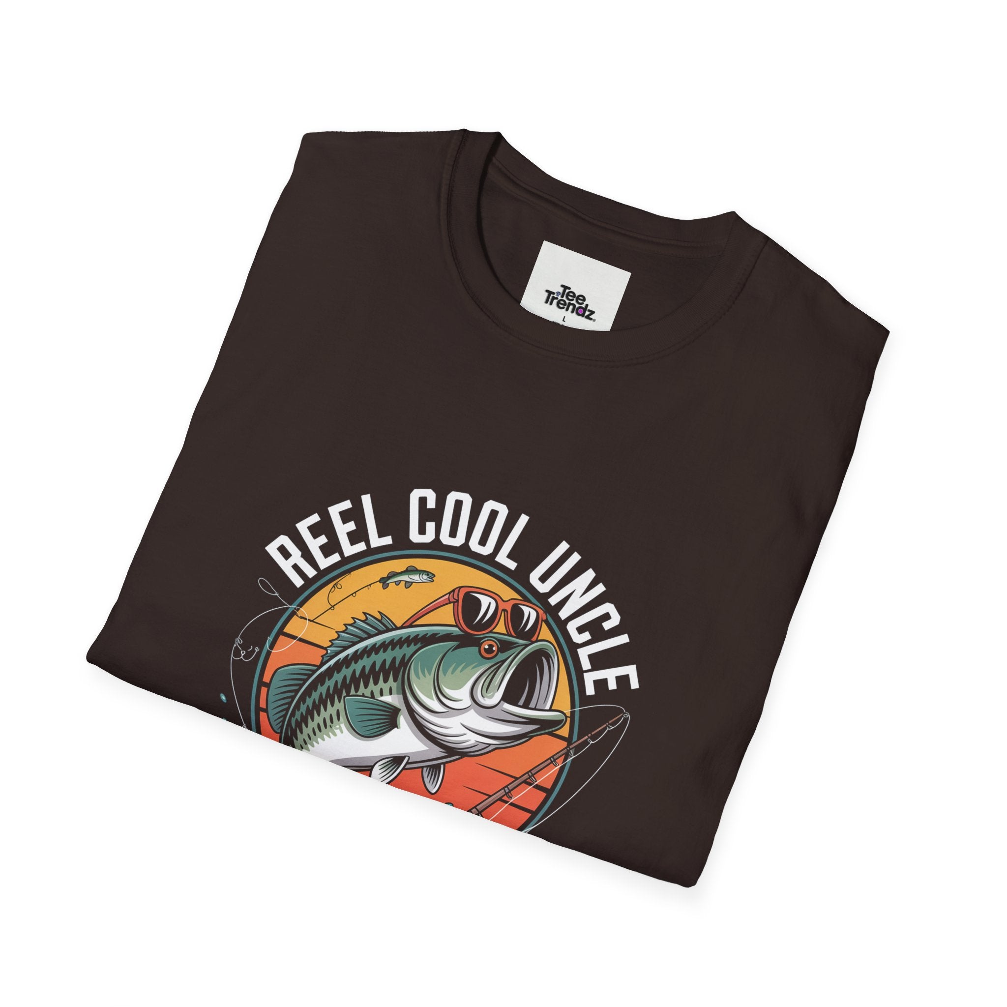 Reel Cool Uncle T-Shirt – Fishing Bass Graphic Tee