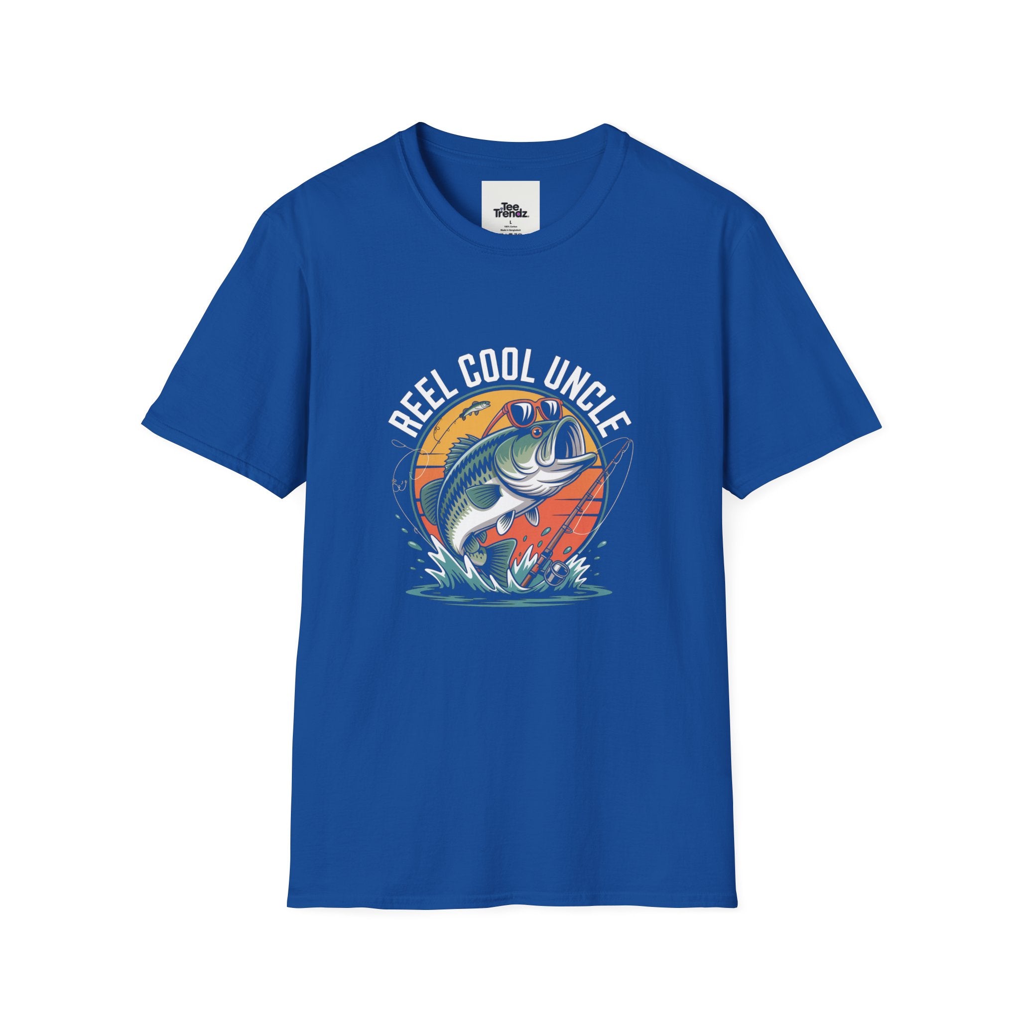 Reel Cool Uncle T-Shirt – Fishing Bass Graphic Tee