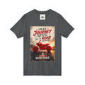 Journey Motorcycle V-Neck Tee — "Life Is a Journey, Enjoy the Ride" Graphic Shirt