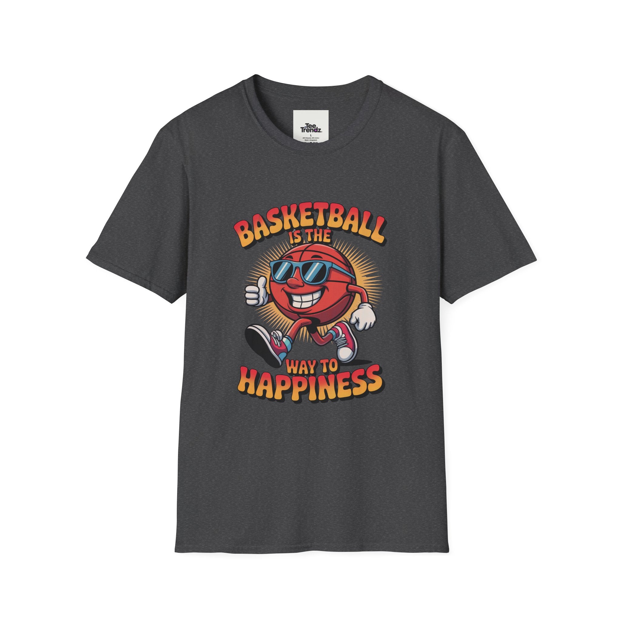 Basketball Is the Way to Happiness T-Shirt