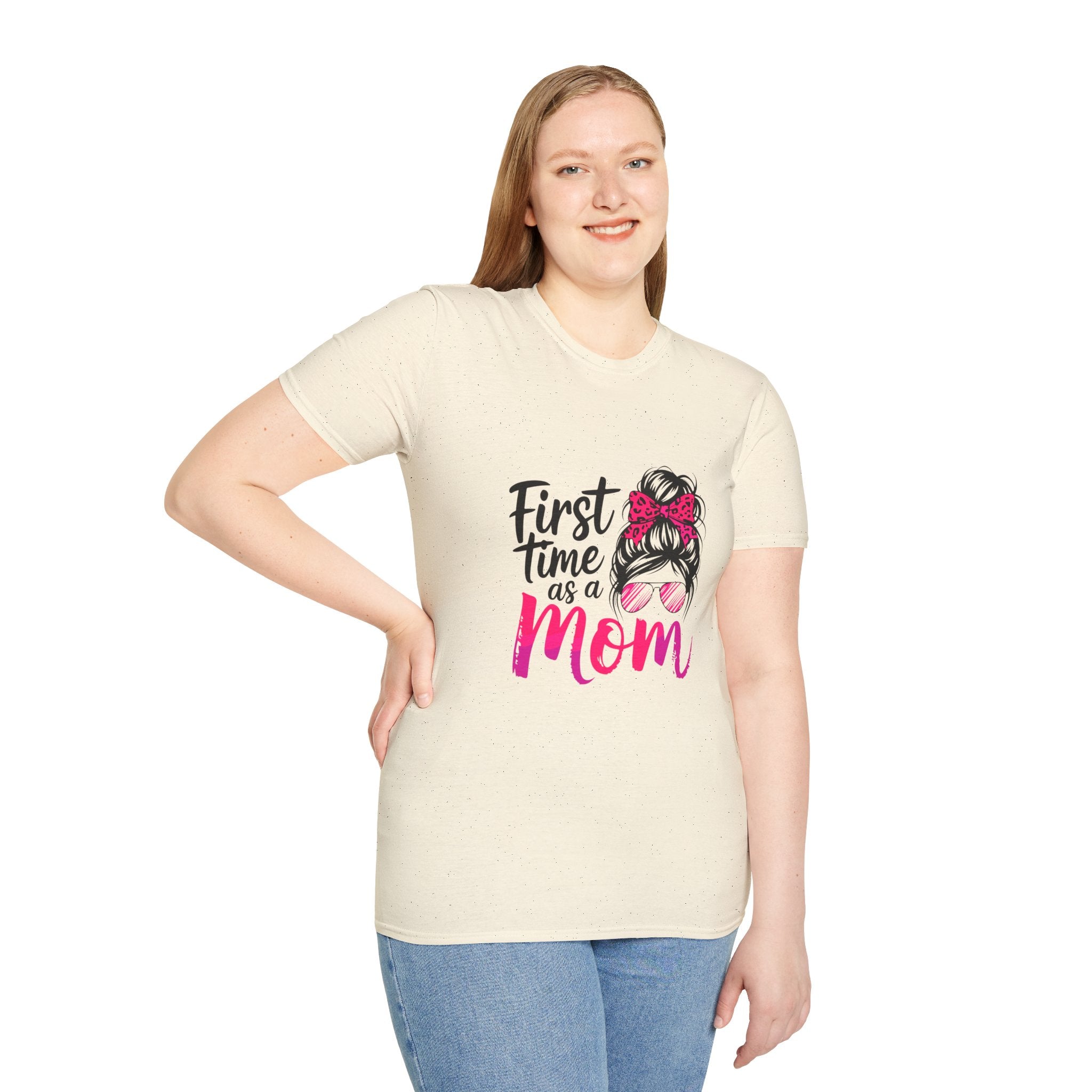 First Time As A Mom T-Shirt - New Mom Graphic Tee