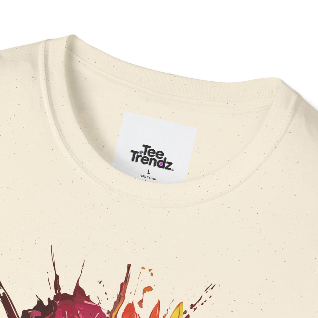 I Feel Like Painting T-Shirt — Colorful Paint Splash Artist Tee