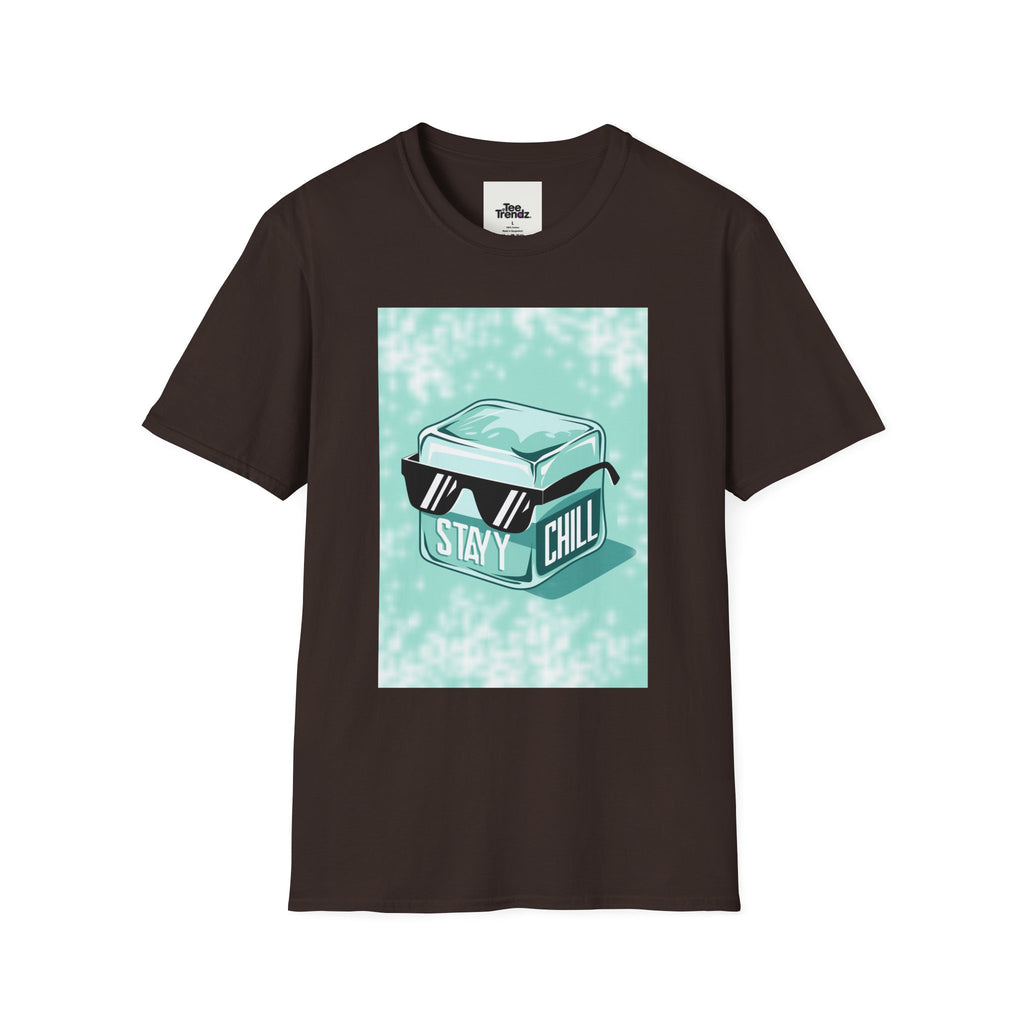 Stay Chill Ice Cube T-Shirt — Retro Sunglasses Graphic Tee