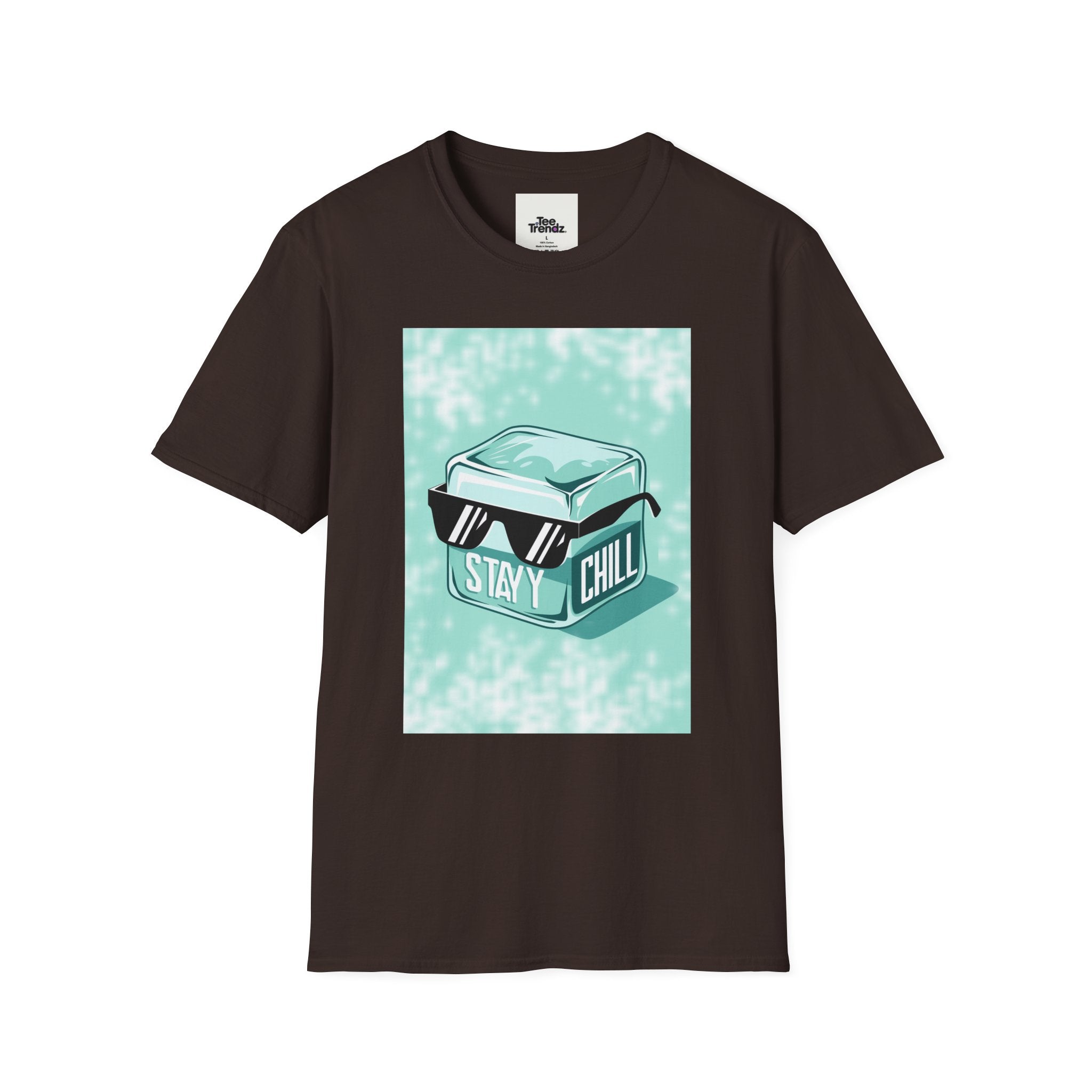 Stay Chill Ice Cube T-Shirt — Retro Sunglasses Graphic Tee