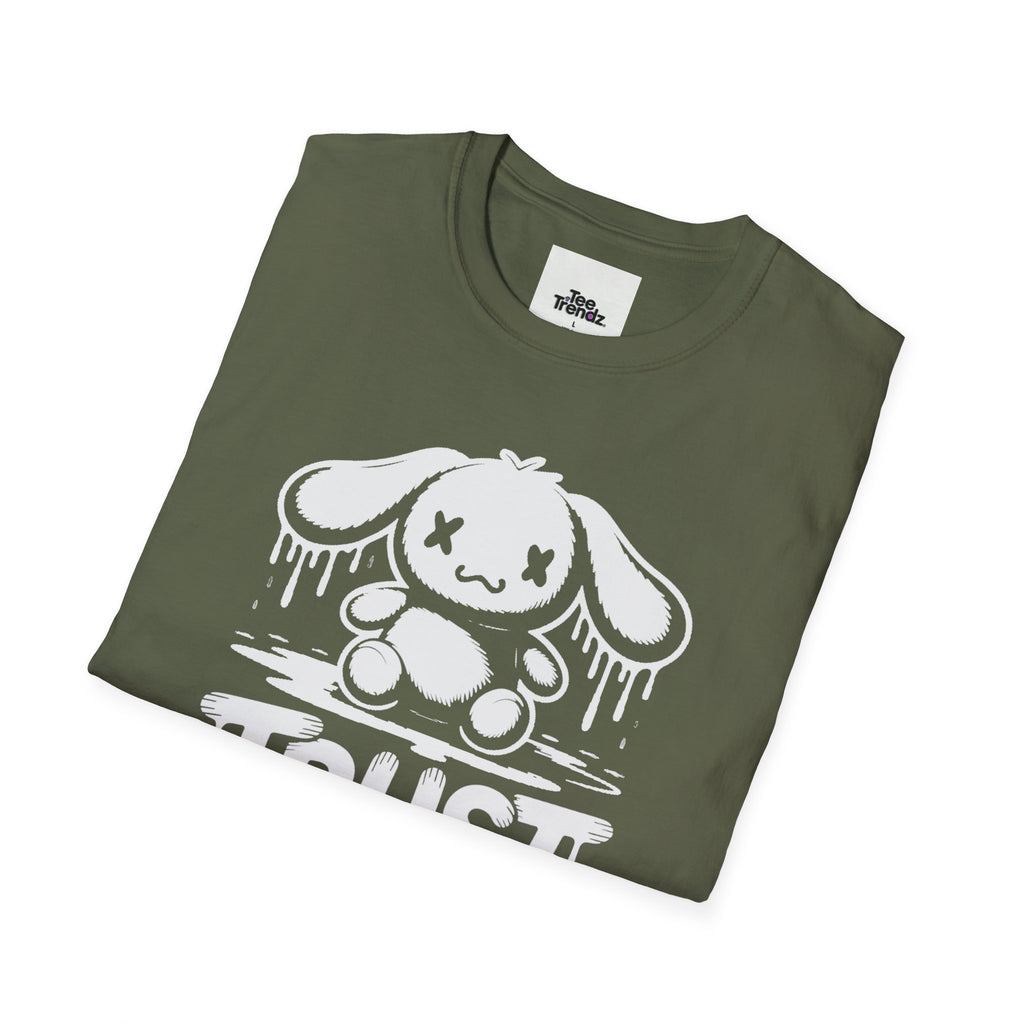 Trust Yourself Cute Bunny Graphic Tee — "Trust Yourself" Motivational T-Shirt
