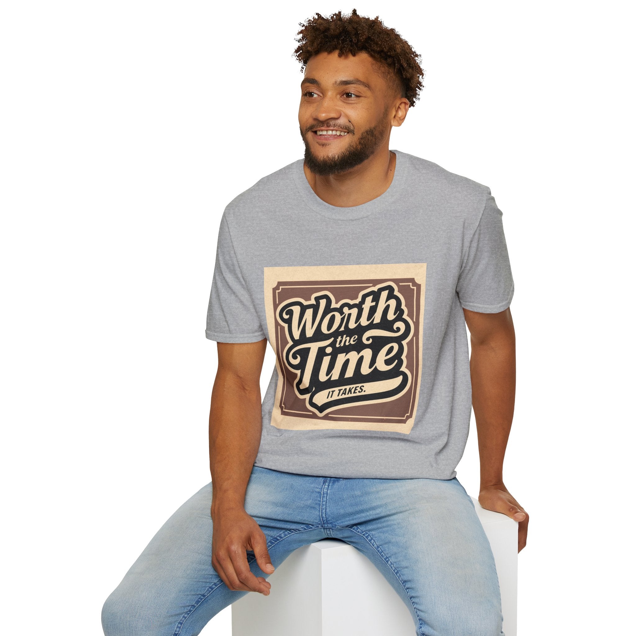 Worth the Time T-Shirt — Retro Vintage Inspirational Tee