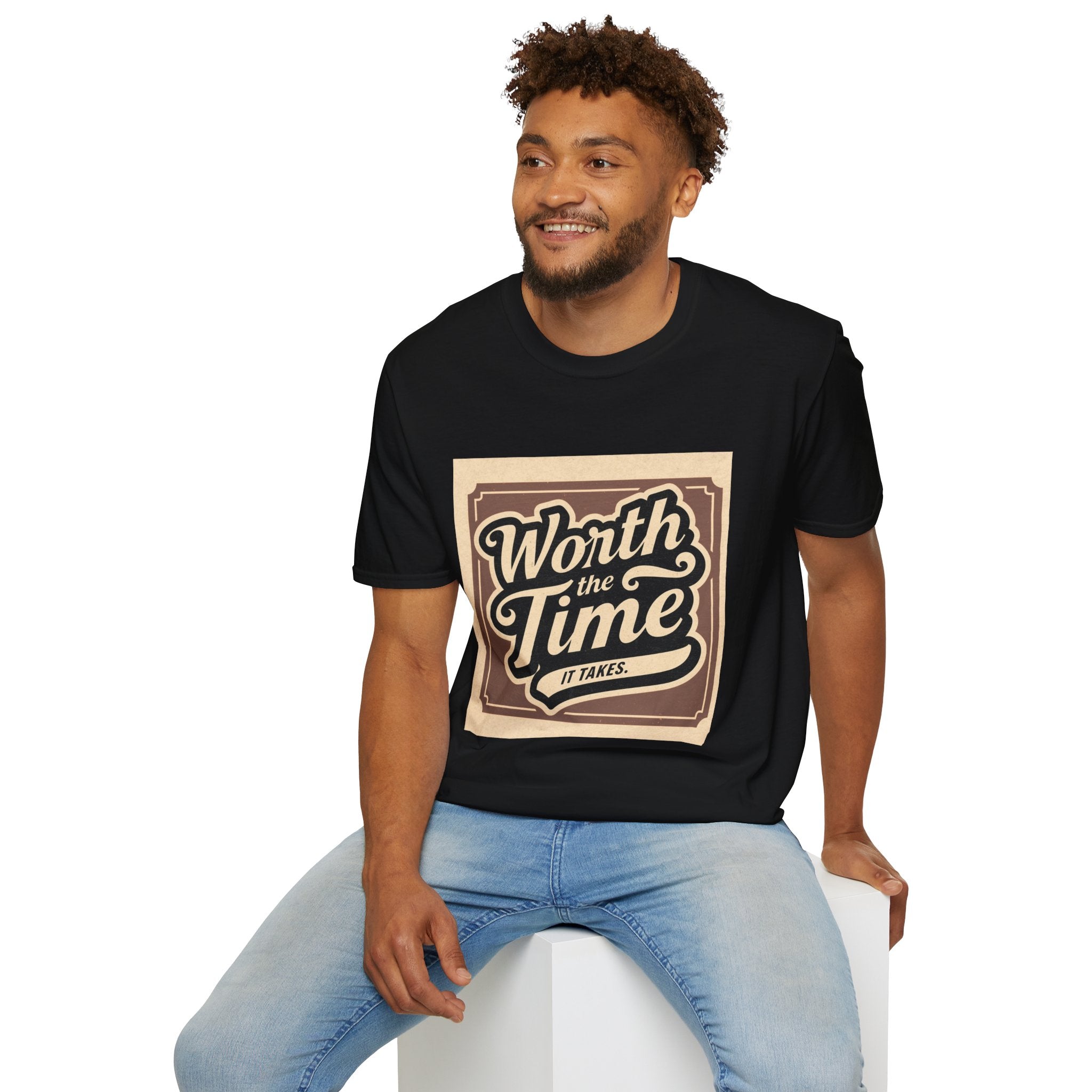 Worth the Time T-Shirt — Retro Vintage Inspirational Tee