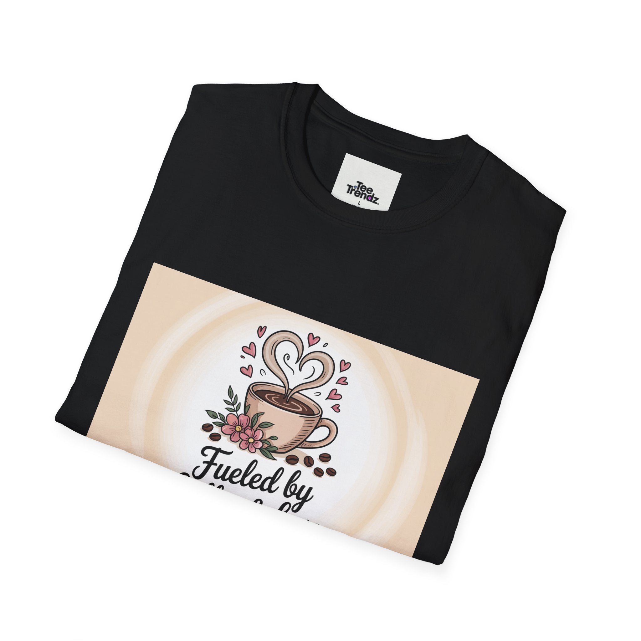 Coffee Lover T-Shirt — "Fueled by Coffee & Love" Graphic Tee