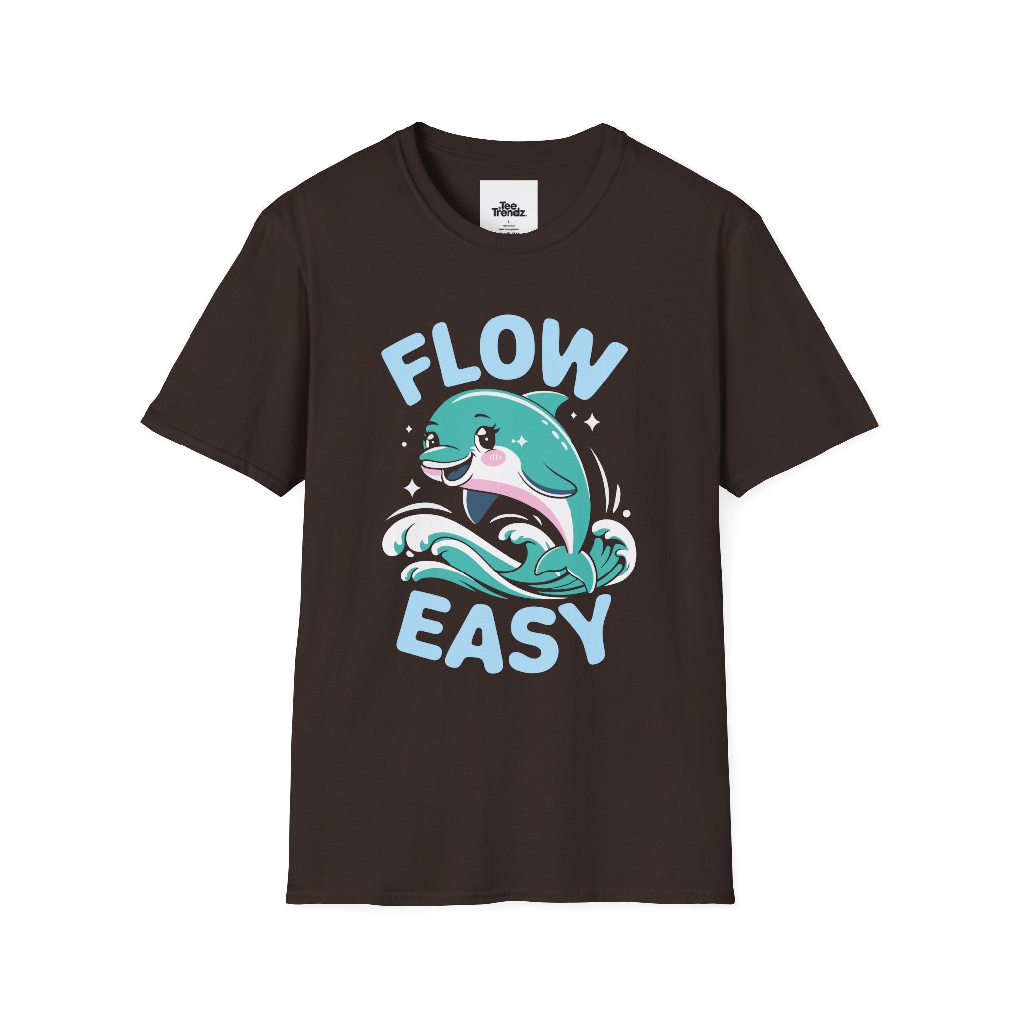 Flow Easy Dolphin T-Shirt — Cute Sea Life Graphic Tee