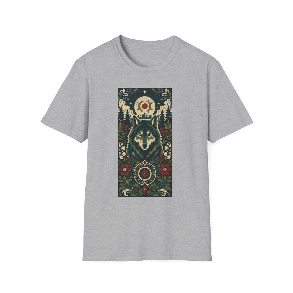 Wolf Spirit T-Shirt — Mystic Forest Moon Graphic