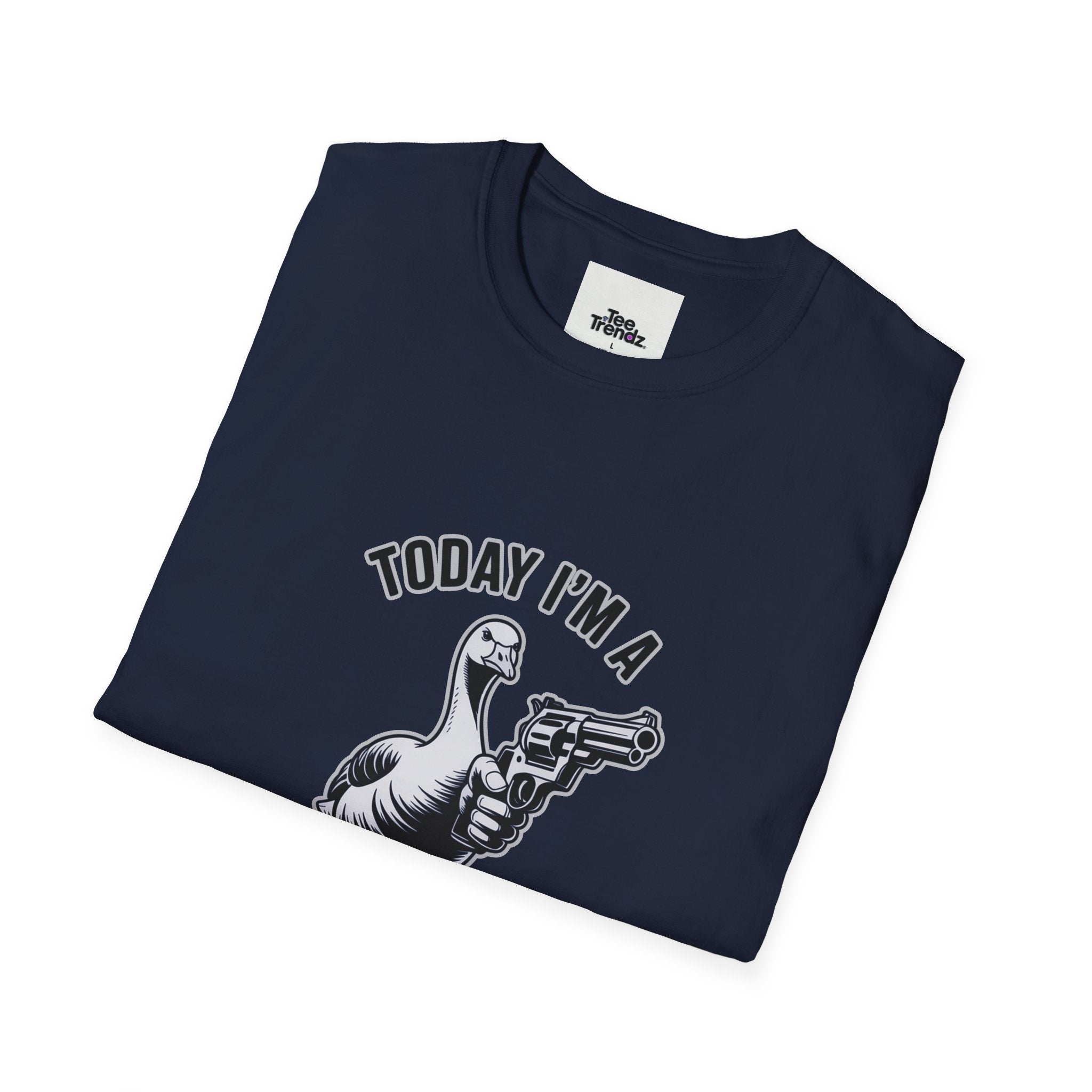 Serious Goose T-Shirt — "Today I'm a Serious Goose" Funny Graphic Tee