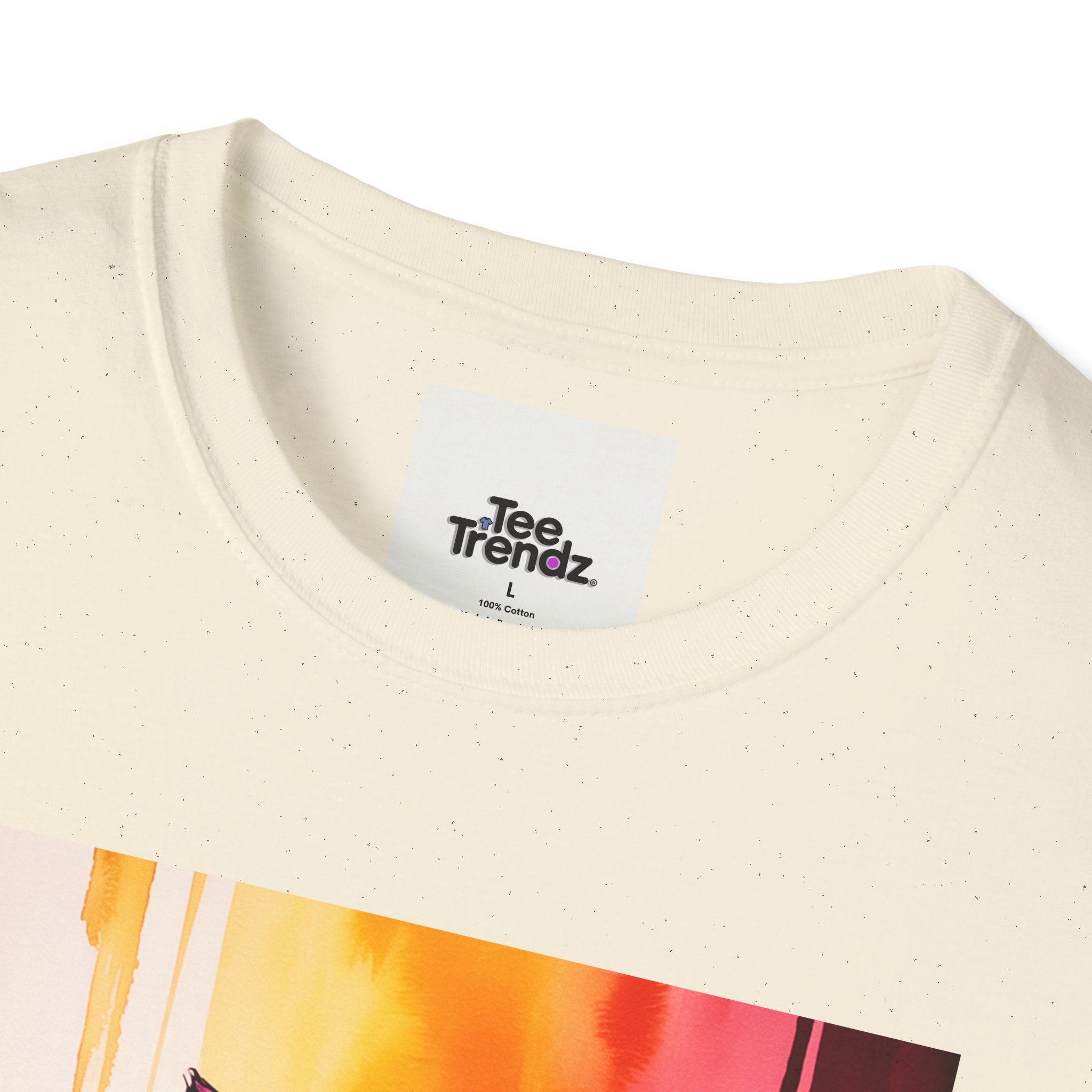 Colorful Stacked Cats T-Shirt — Playful Cute Cat Art Tee