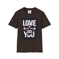 Love You Skull T-Shirt — Gothic Valentine Graphic Tee