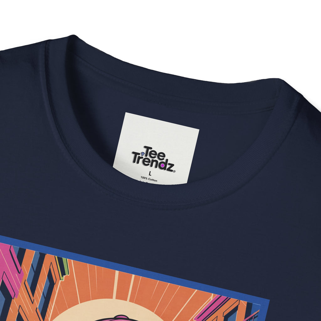 Skateboard Duck Graphic T-Shirt — Retro Streetwear Skateboarder Design