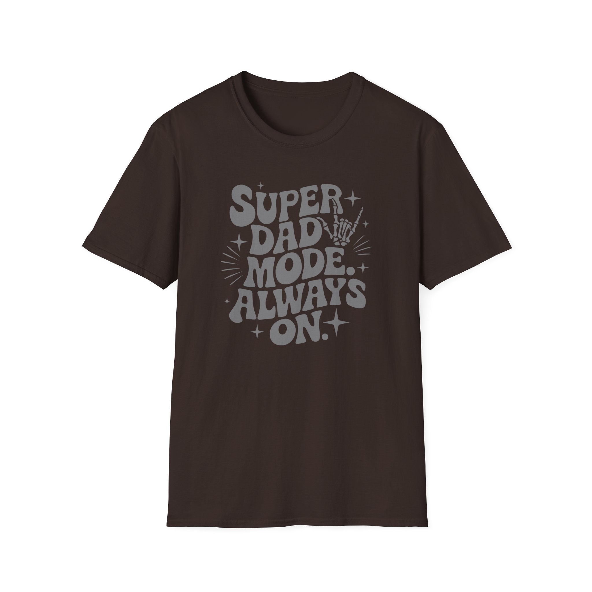Super Dad Mode Always On T-Shirt — Fathers Day Graphic Tee