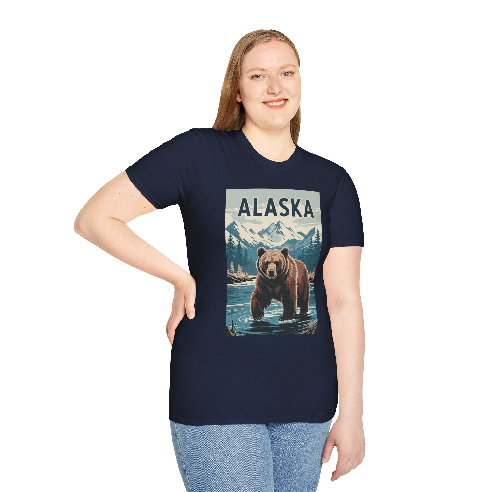 Alaska Bear T-Shirt — Vintage Mountain Wildlife Tee