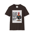 Funny Chicken T-Shirt — "This Shirt Is Cool Because There's A Chicken On It" Graphic Tee