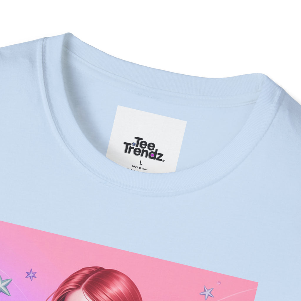 Mermaid Fantasy T-Shirt — Pastel Cosmic Sea Girl Graphic Tee