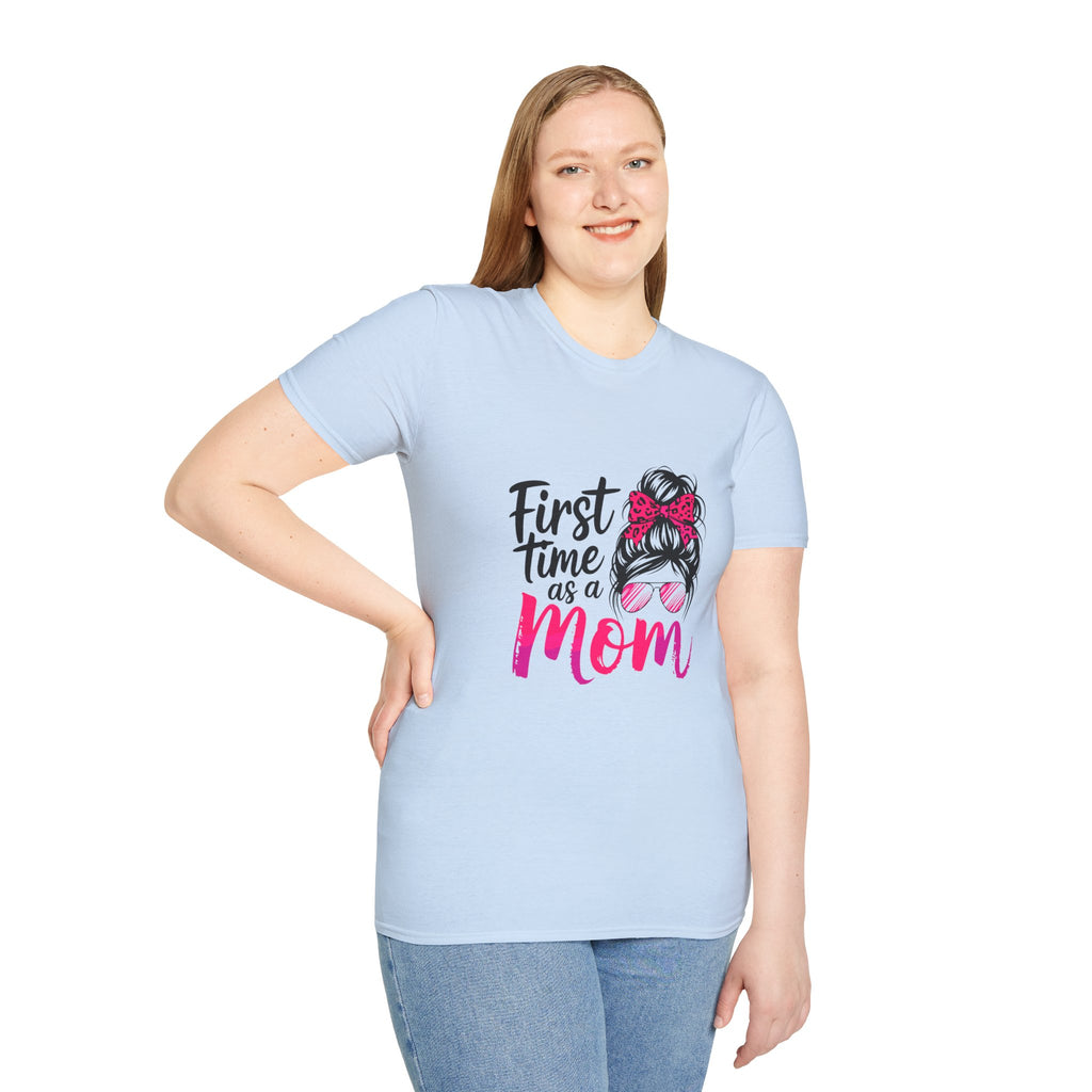 First Time As A Mom T-Shirt - New Mom Graphic Tee
