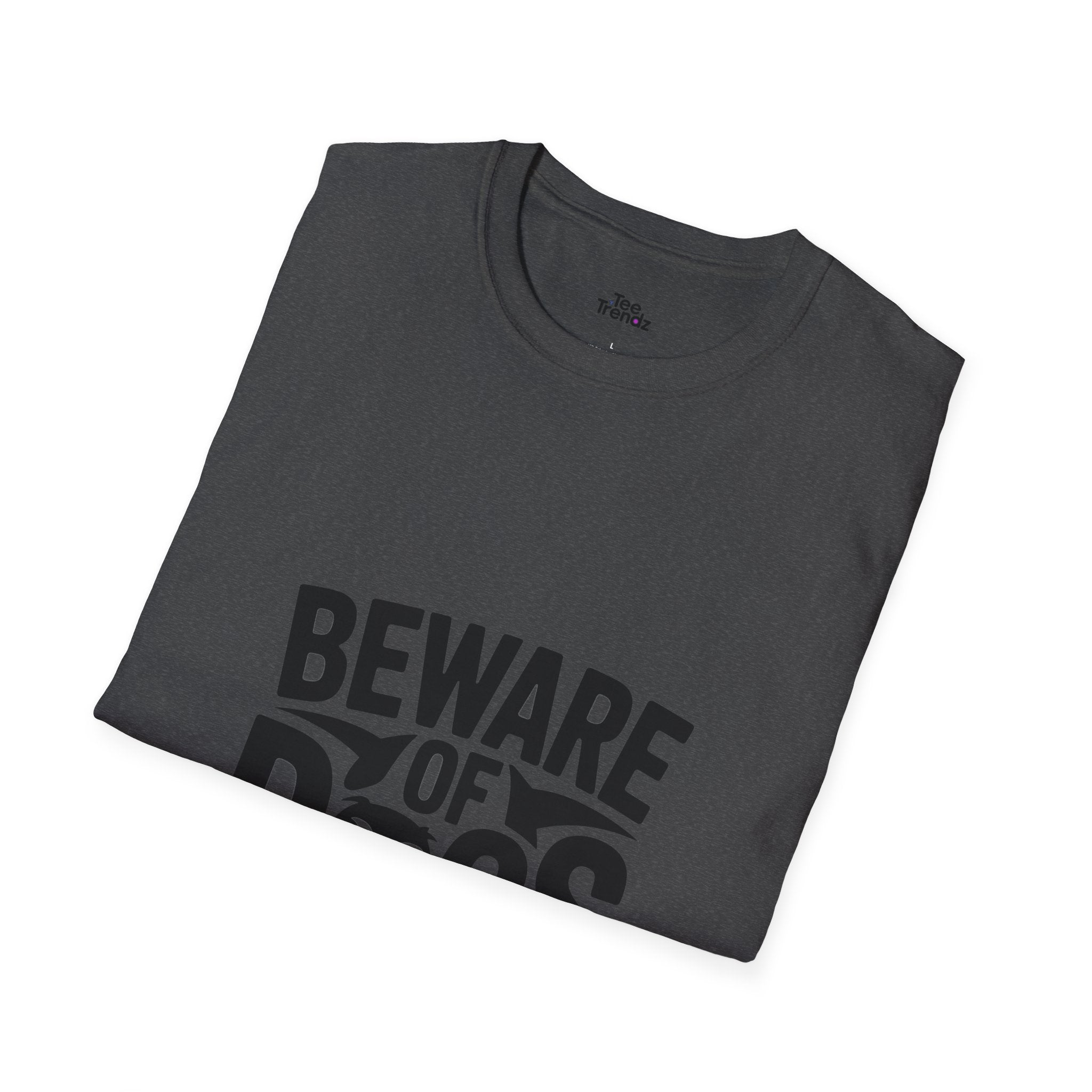 Beware of Dogs T-Shirt — Funny Bulldog Graphic Tee for Dog Lovers