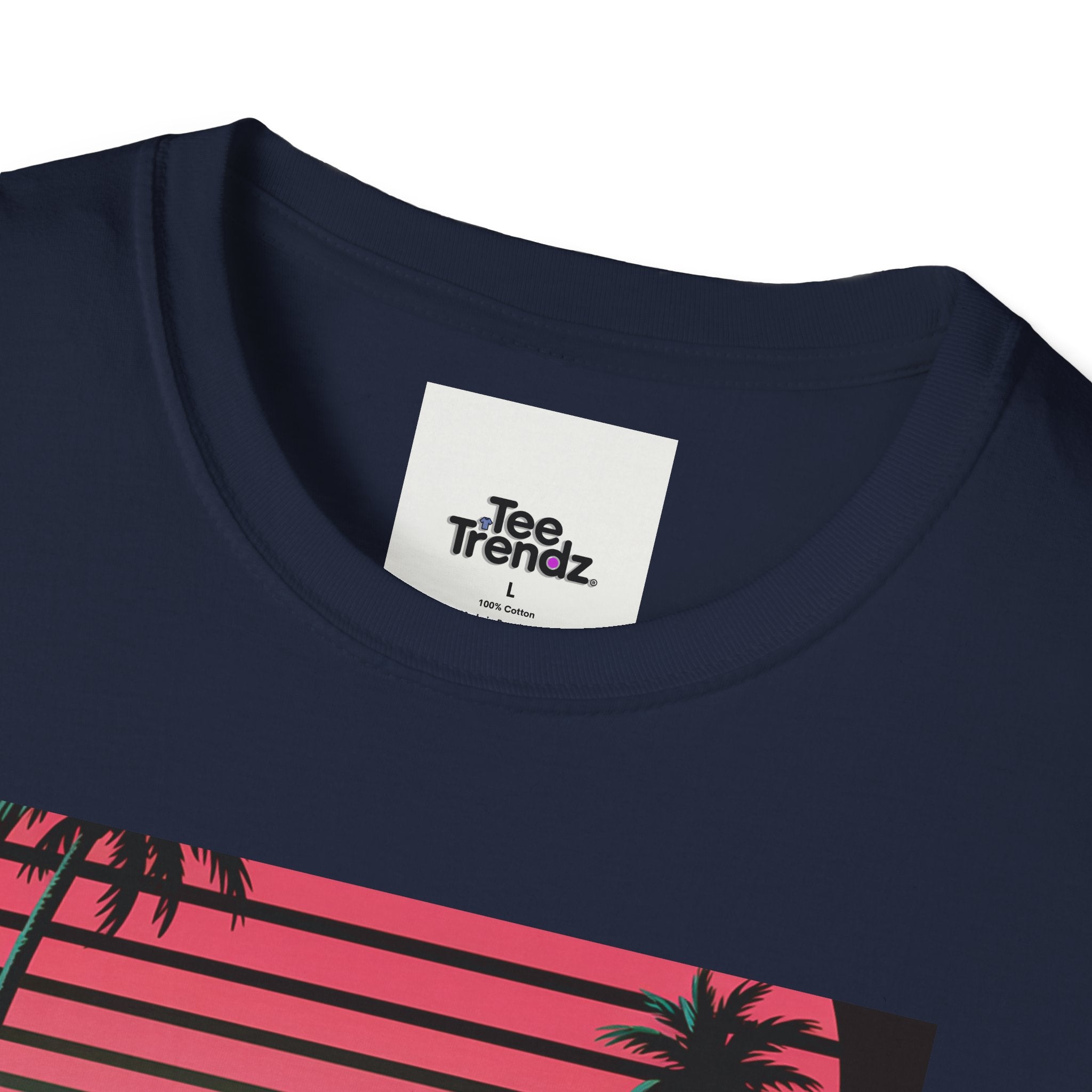 Visit Nebraska Retro T-Shirt — Neon Vintage Roadtrip Poster Design