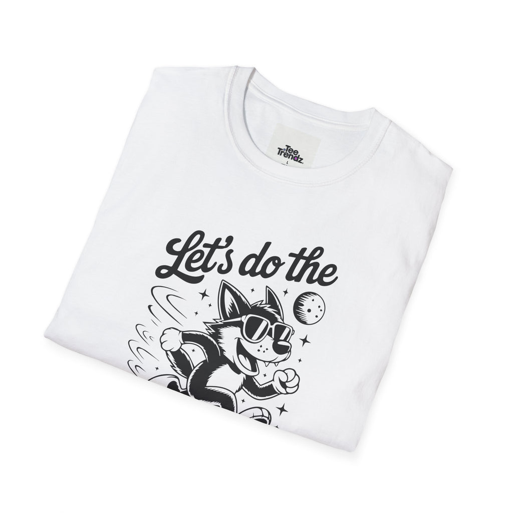 Timewarp Fox T-Shirt — "Let's Do the Timewarp Again" Retro Dance Tee