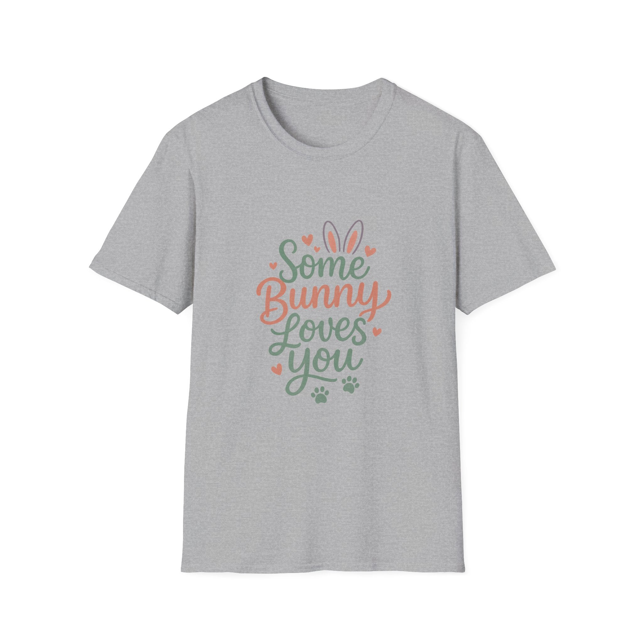 Some Bunny Loves You T-Shirt — Cute Easter Bunny Paw Print Tee