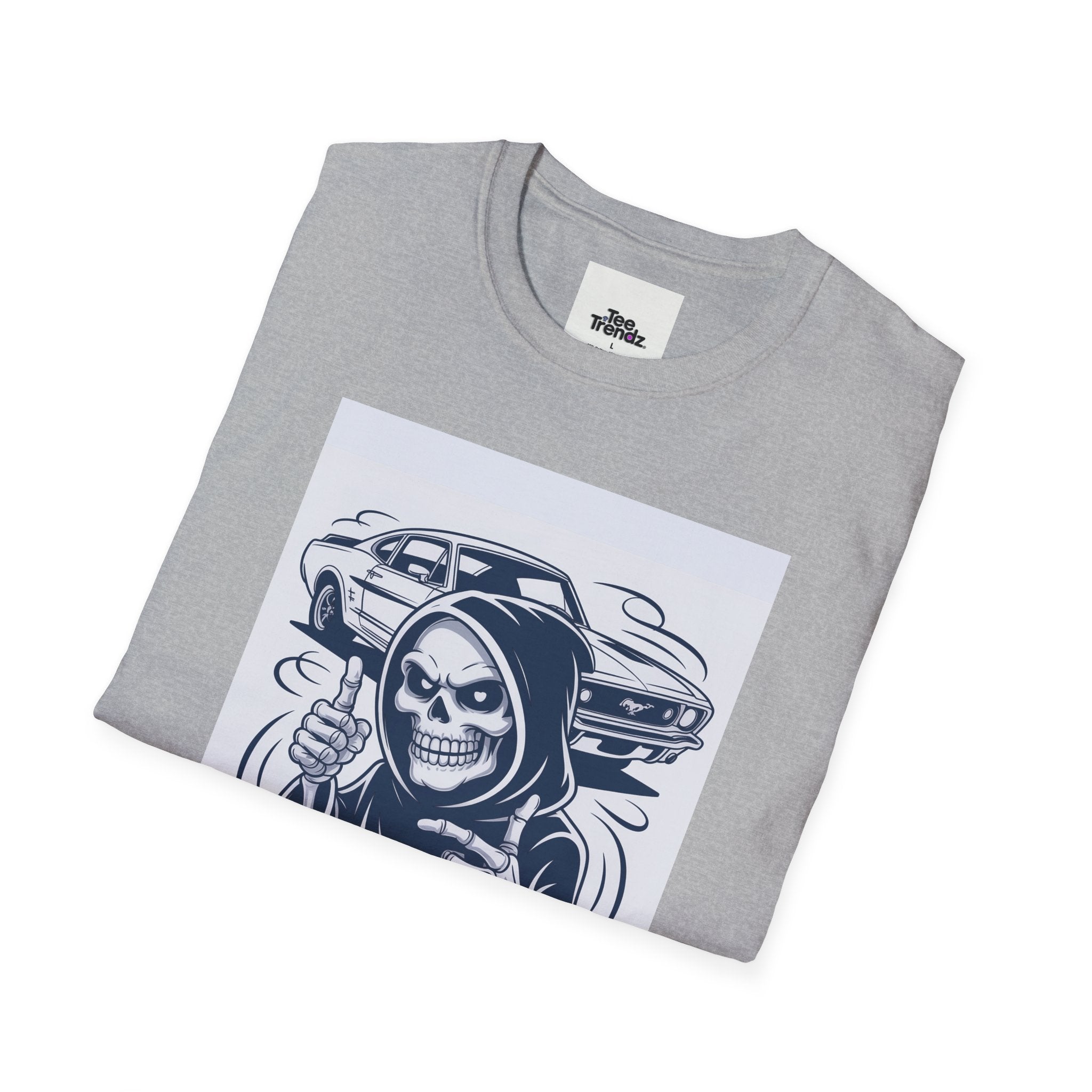 Stay Classic Skull Car T-Shirt — Vintage Japanese Streetwear Tee