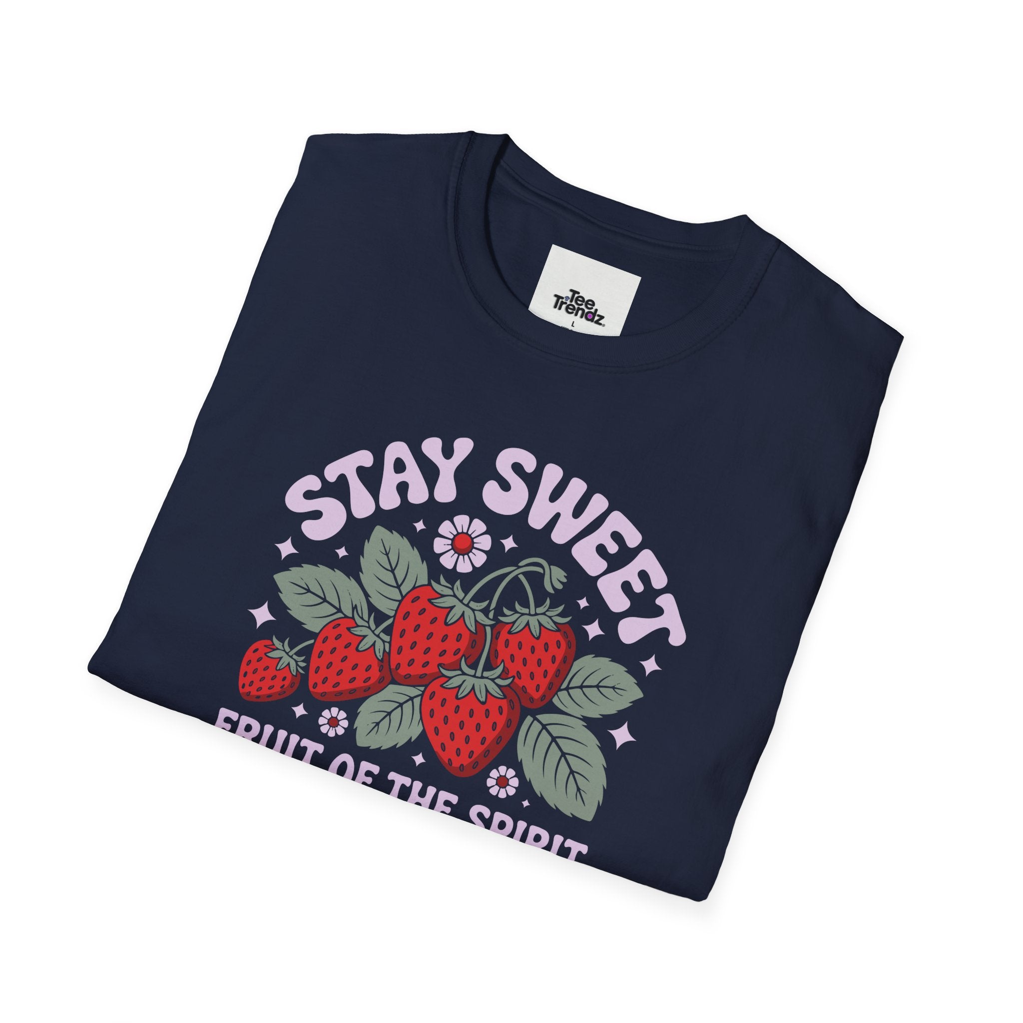 Stay Sweet Fruit of the Spirit T-Shirt — Strawberry Faith Graphic Tee