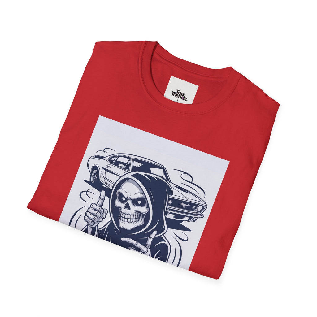 Stay Classic Skull Car T-Shirt — Vintage Japanese Streetwear Tee