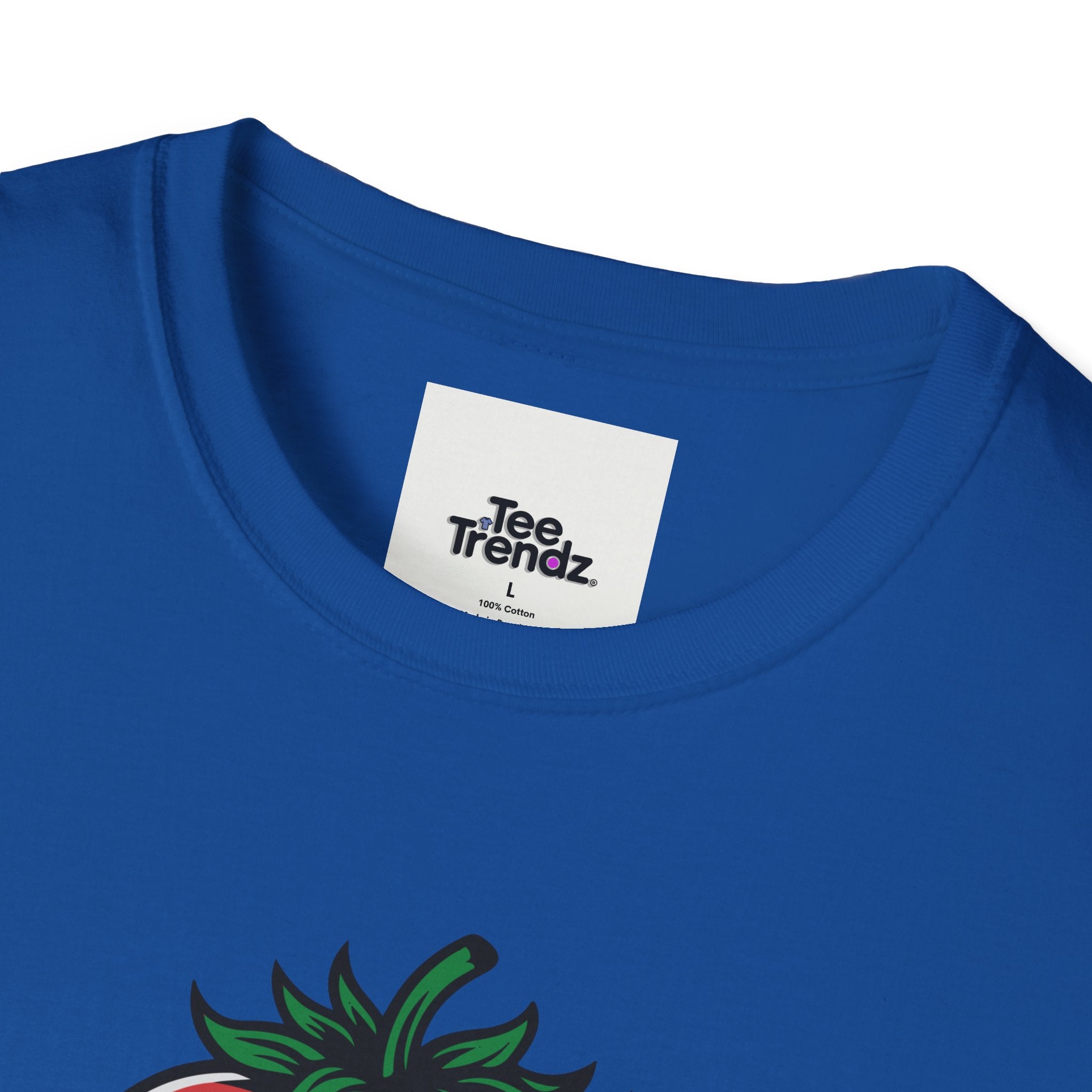 Stroberry Tee – Funny Cartoon Strawberry Graphic T-Shirt (“This Is A Stroberry”)