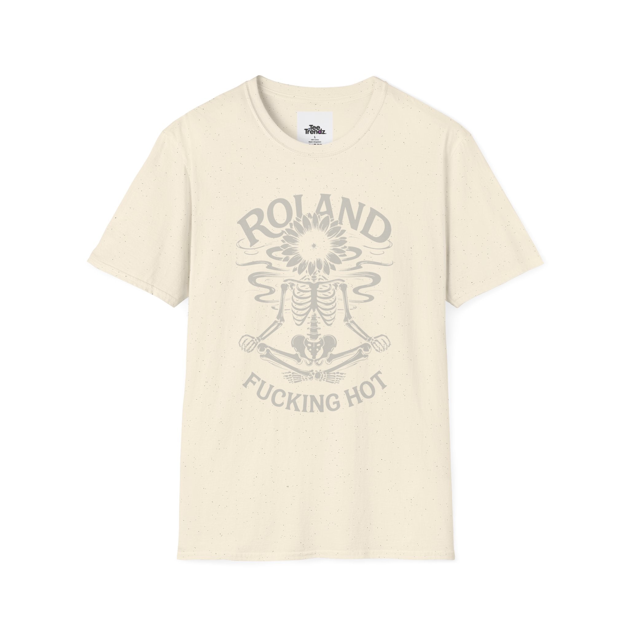 Roland “Fucking Hot” Graphic T-Shirt — Skeleton Sunband Tee