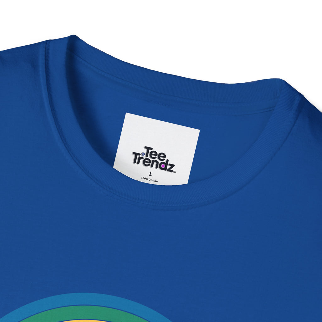 Pure Joy Dog T-Shirt – Playful Beagle Graphic Tee with Rainbow