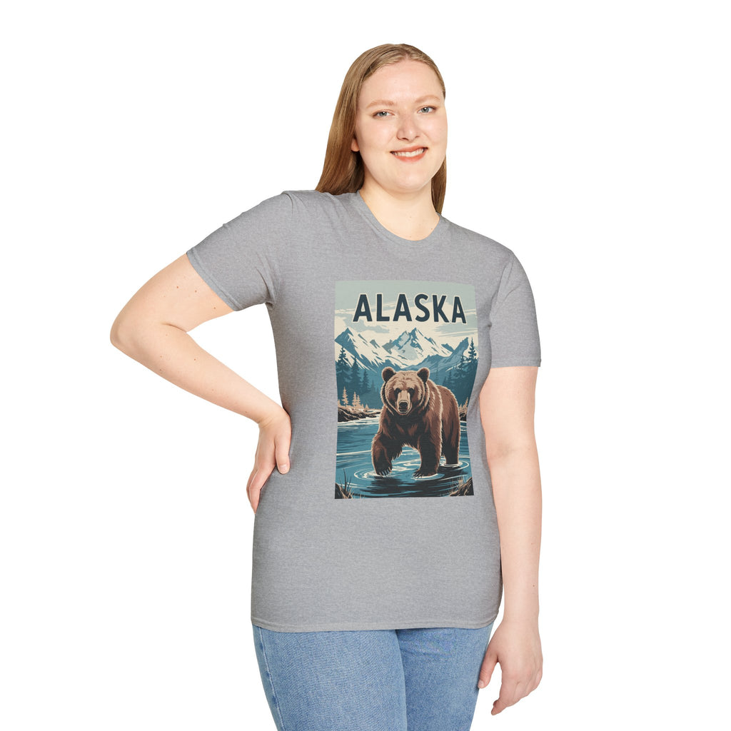 Alaska Bear T-Shirt — Vintage Mountain Wildlife Tee