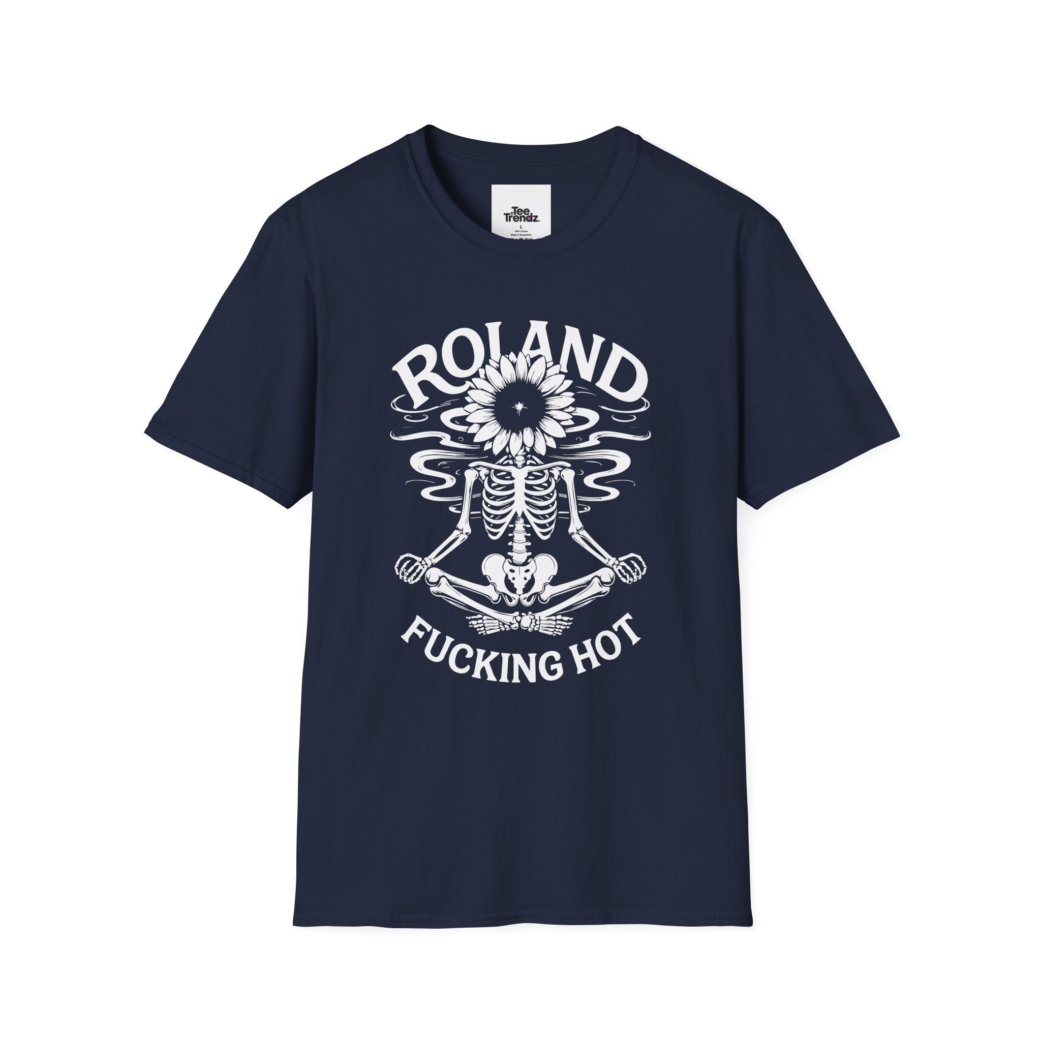 Roland “Fucking Hot” Graphic T-Shirt — Skeleton Sunband Tee