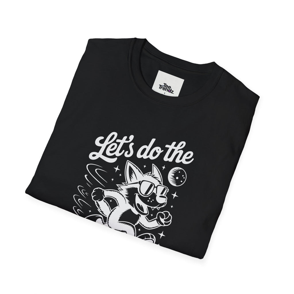 Timewarp Fox T-Shirt — "Let's Do the Timewarp Again" Retro Dance Tee